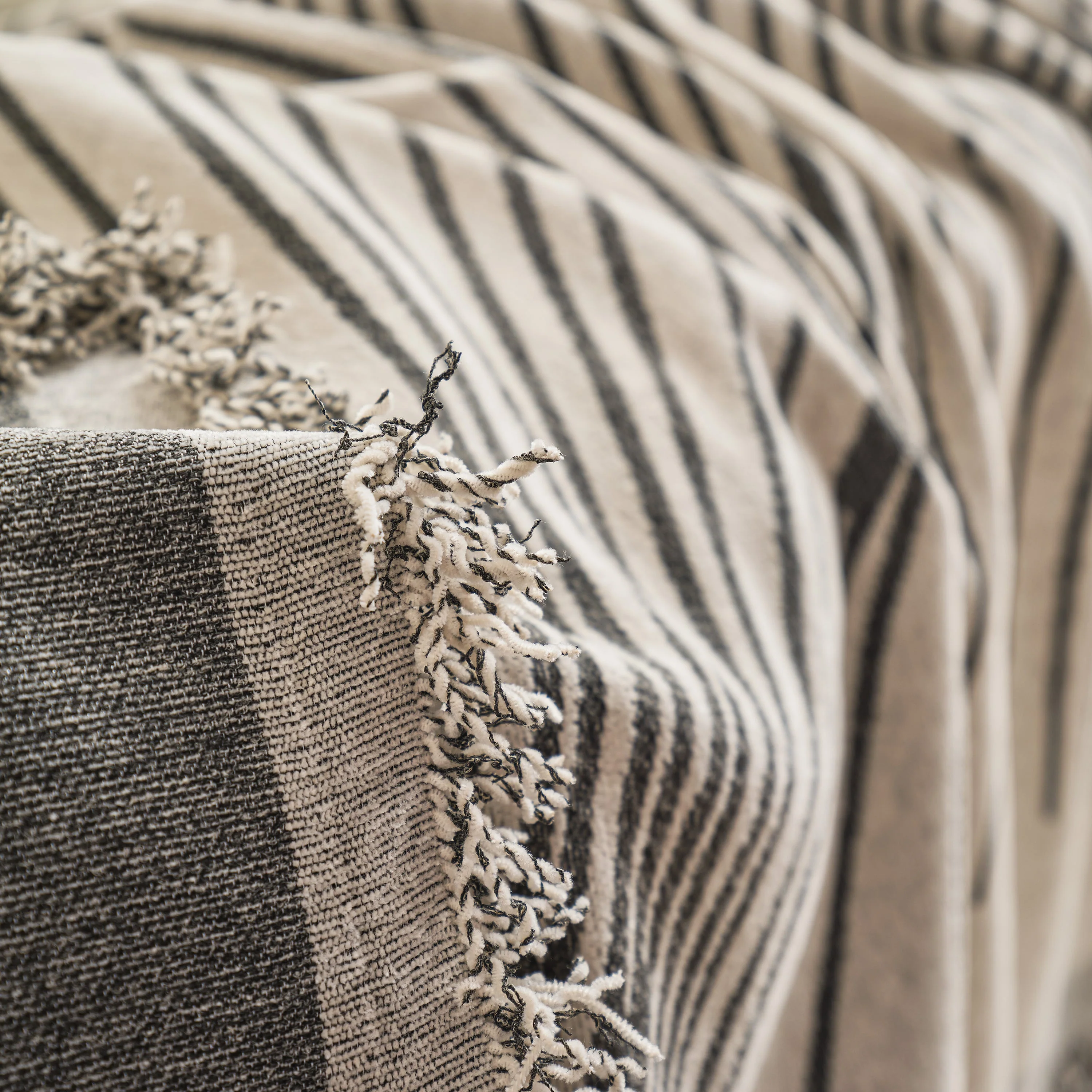 Chenille Striped Sofa Throw Blanket, Furniture Throw Covers Living Room Couch Cover - Image 36