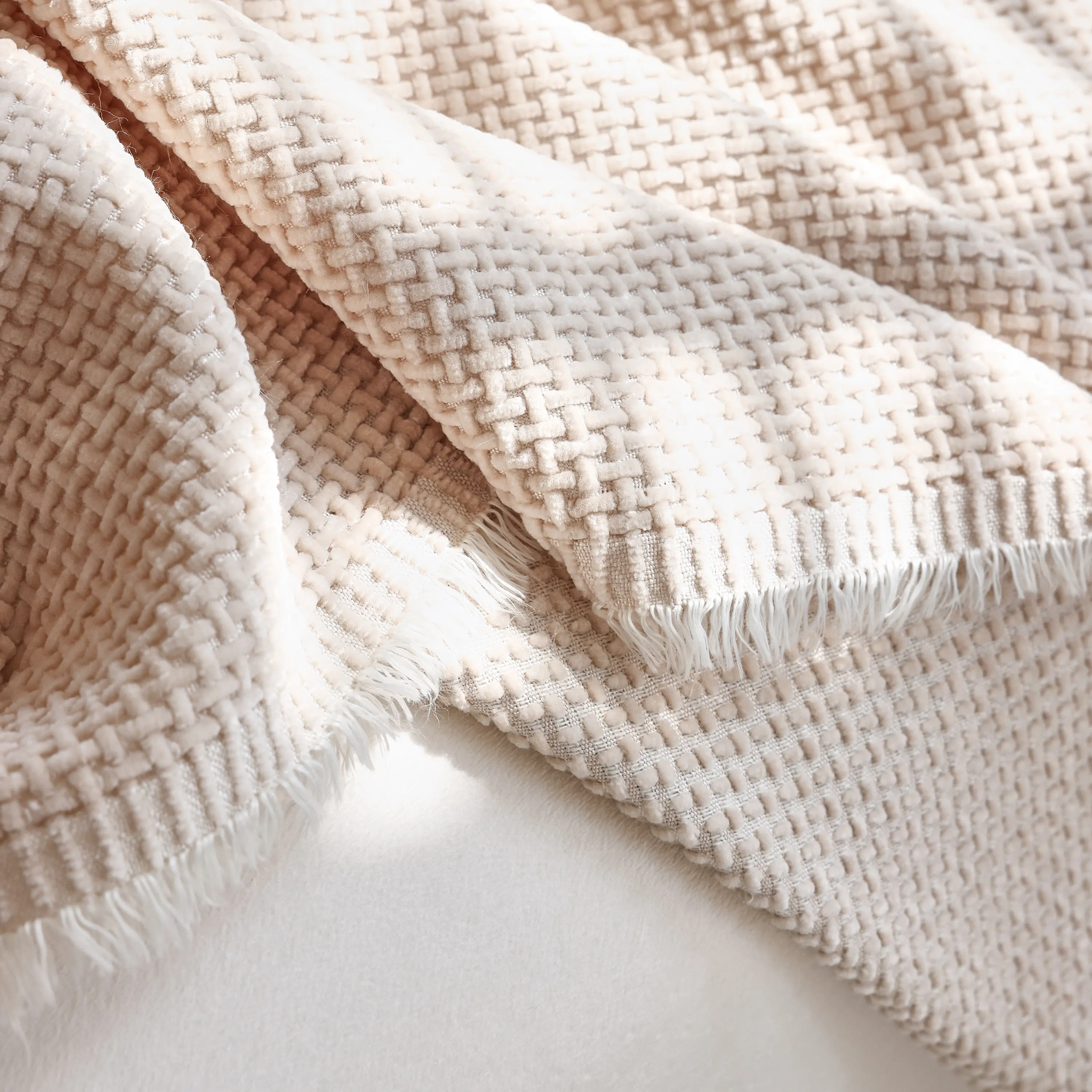Chenille Thickened Solid Couch Blanket Throws, Reversible Couch Covers for Sectional Couches - Image 172