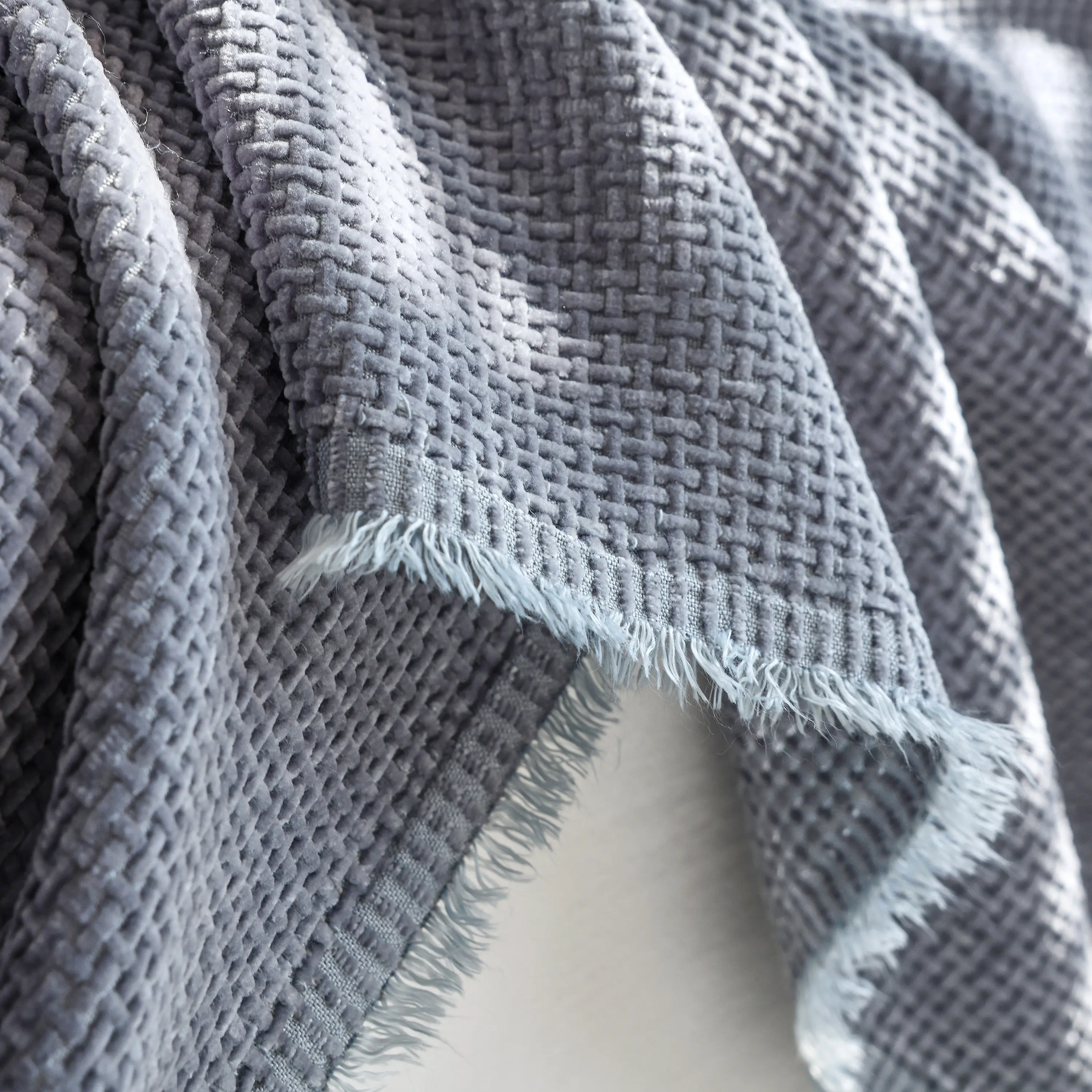 Chenille Thickened Solid Couch Blanket Throws, Reversible Couch Covers for Sectional Couches - Image 2