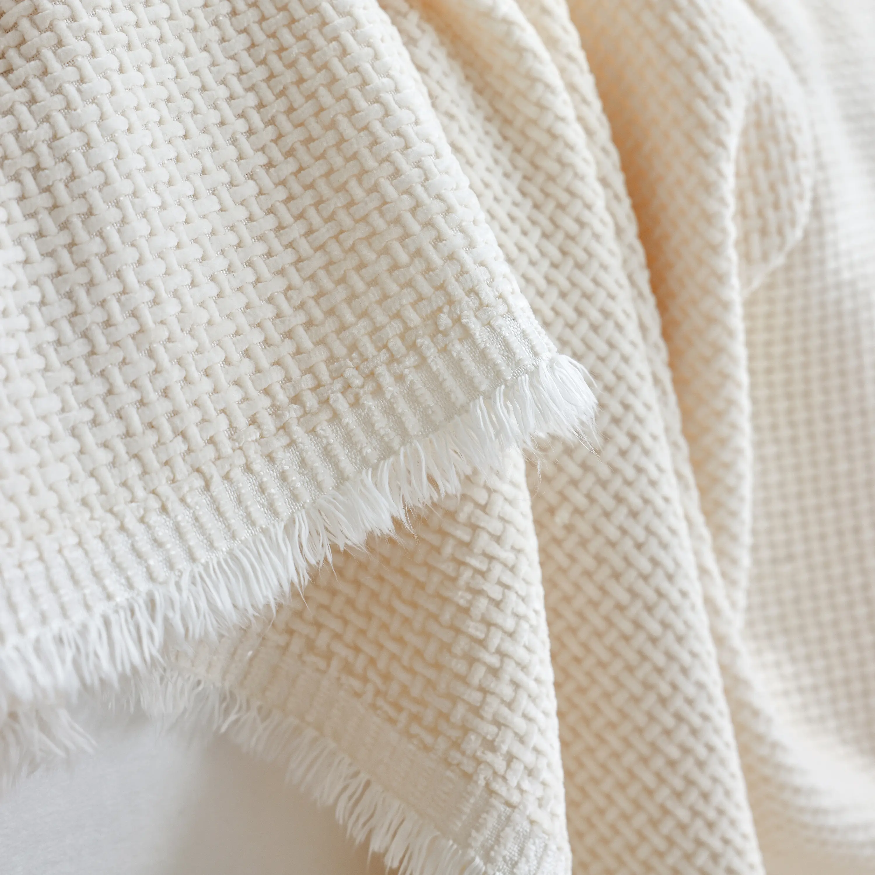 Chenille Thickened Solid Couch Blanket Throws, Reversible Couch Covers for Sectional Couches - Image 95