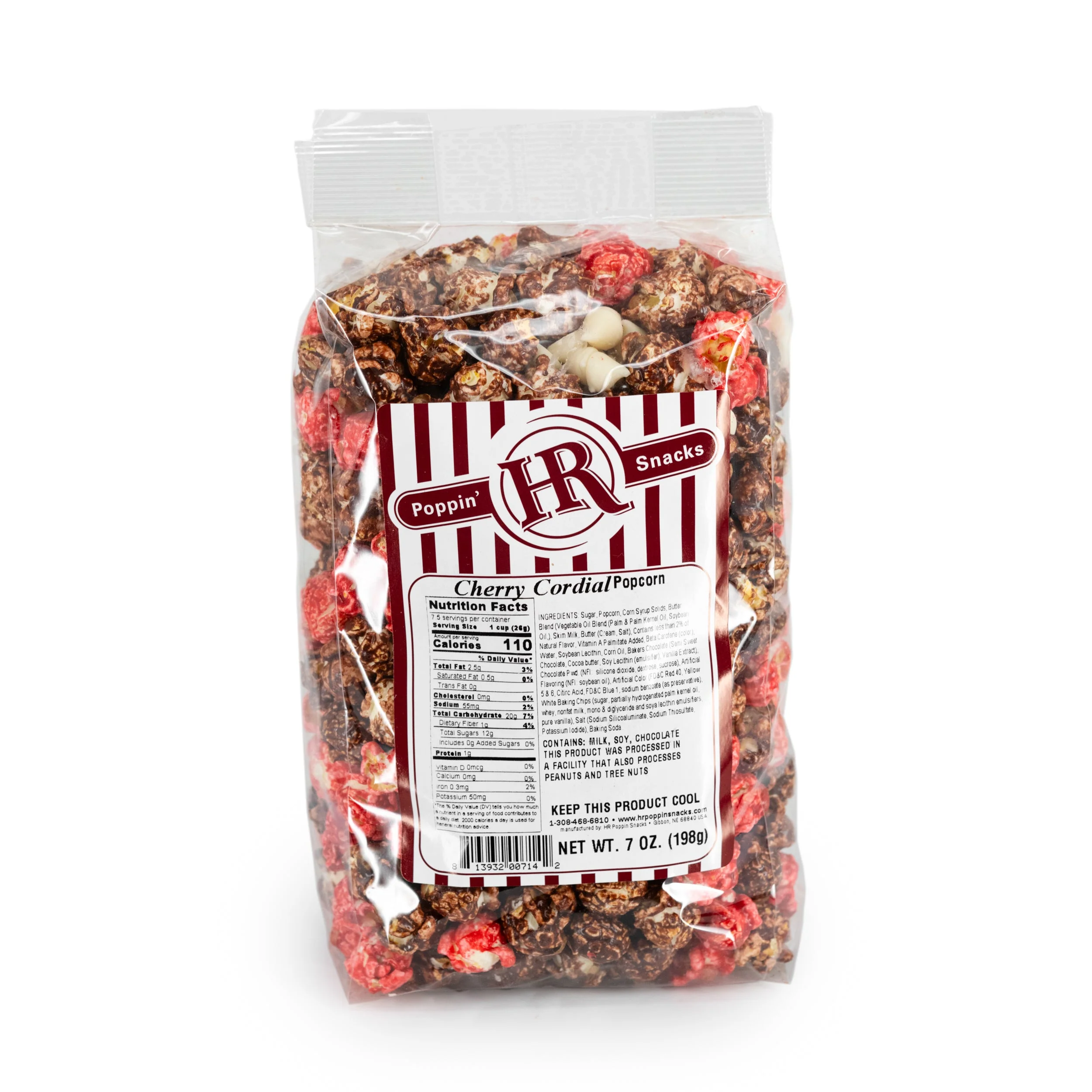 Cherry Cordial Popcorn | 7 oz | Pack of 2 | HR Poppin' Snacks - Image 2