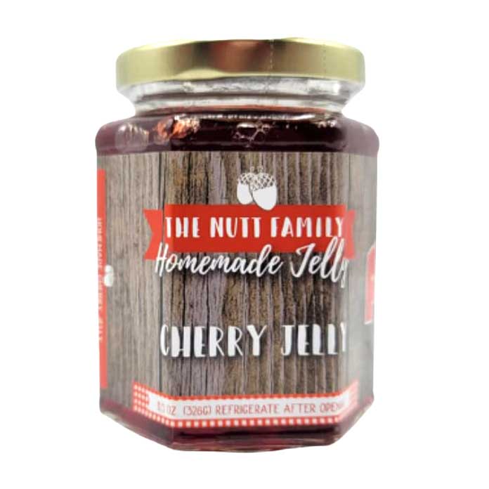 Cherry Jelly | Pack of 2 | 9 oz | Nutt Family Jams & Jellies - Image 2