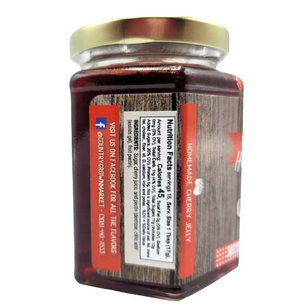 Cherry Jelly | Pack of 4 | 9 oz | Nutt Family Jams & Jellies - Image 4