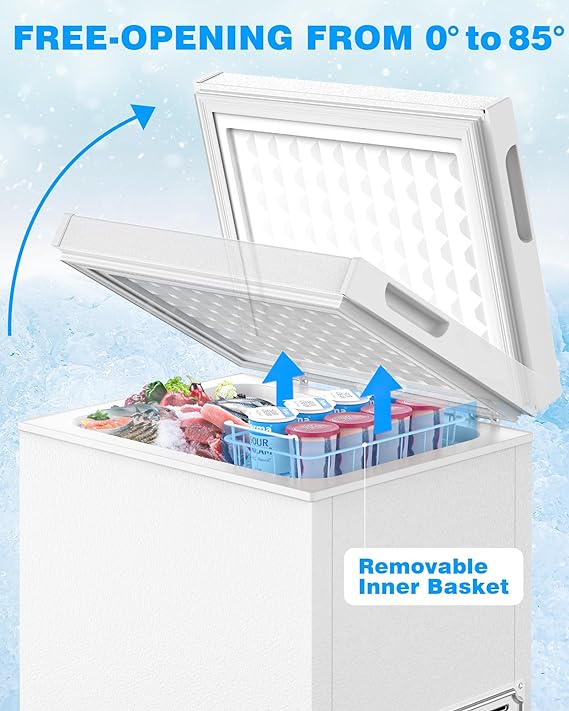 Chest Freezer with Removable Basket - Image 15