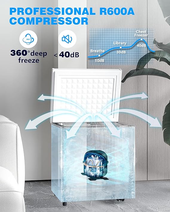 Chest Freezer with Removable Basket - Image 17