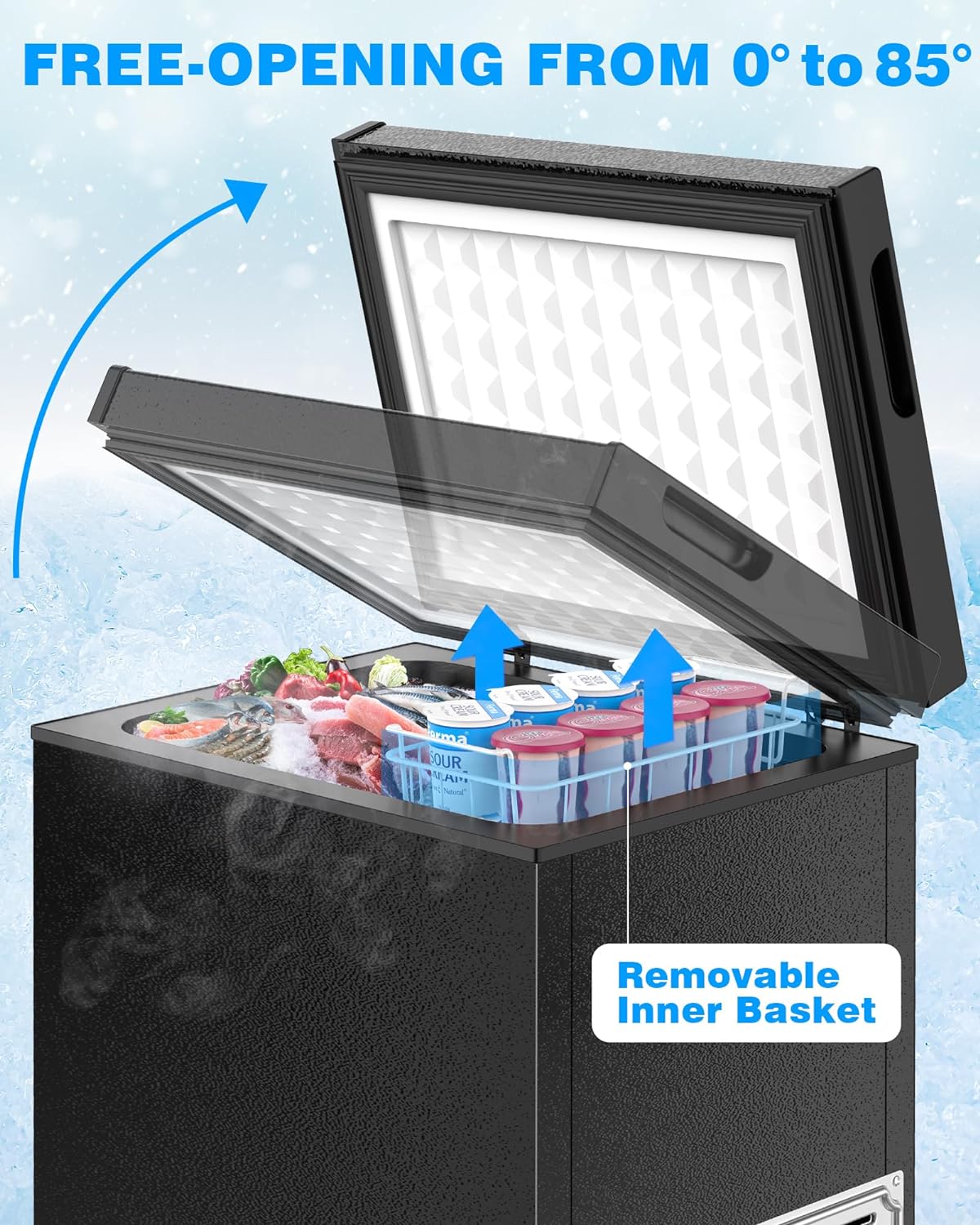 Chest Freezer with Removable Basket - Image 26