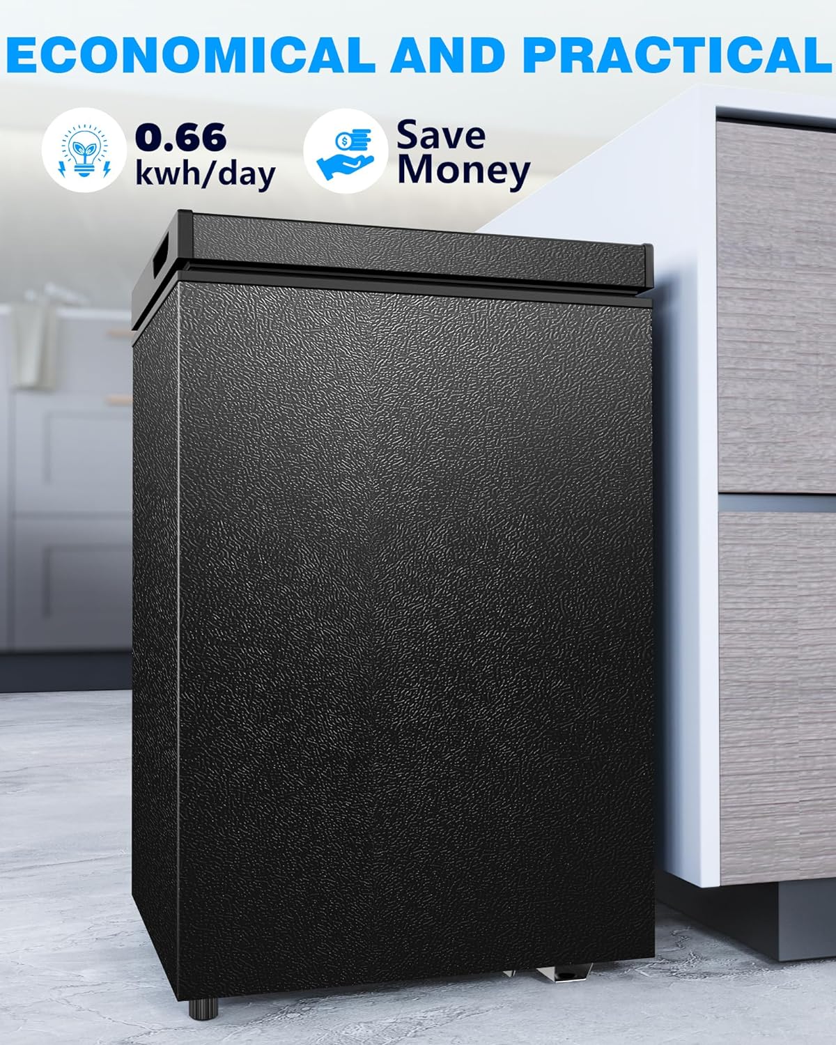 Chest Freezer with Removable Basket - Image 9