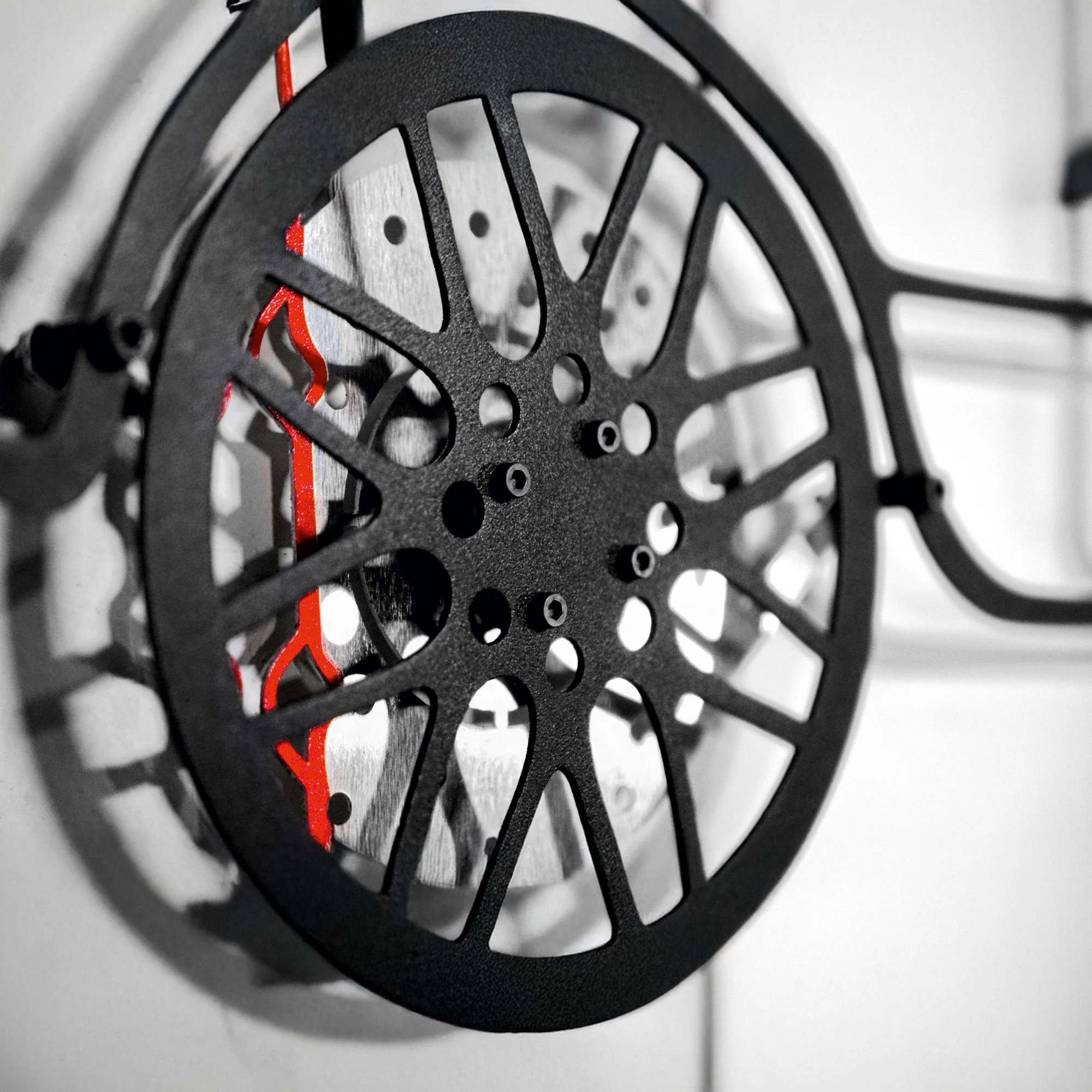 Chevrolet Impala Wall Art – Classic Steel Silhouette with Spinning Wheels-KAFMEKA019 - Image 3