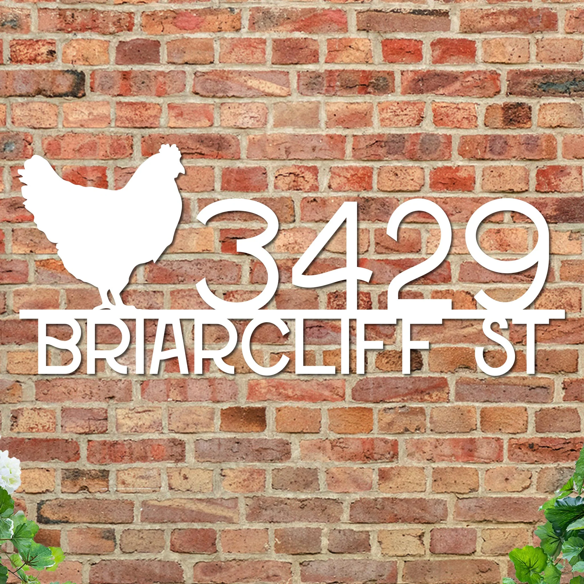 Chicken Address Sign - Image 2