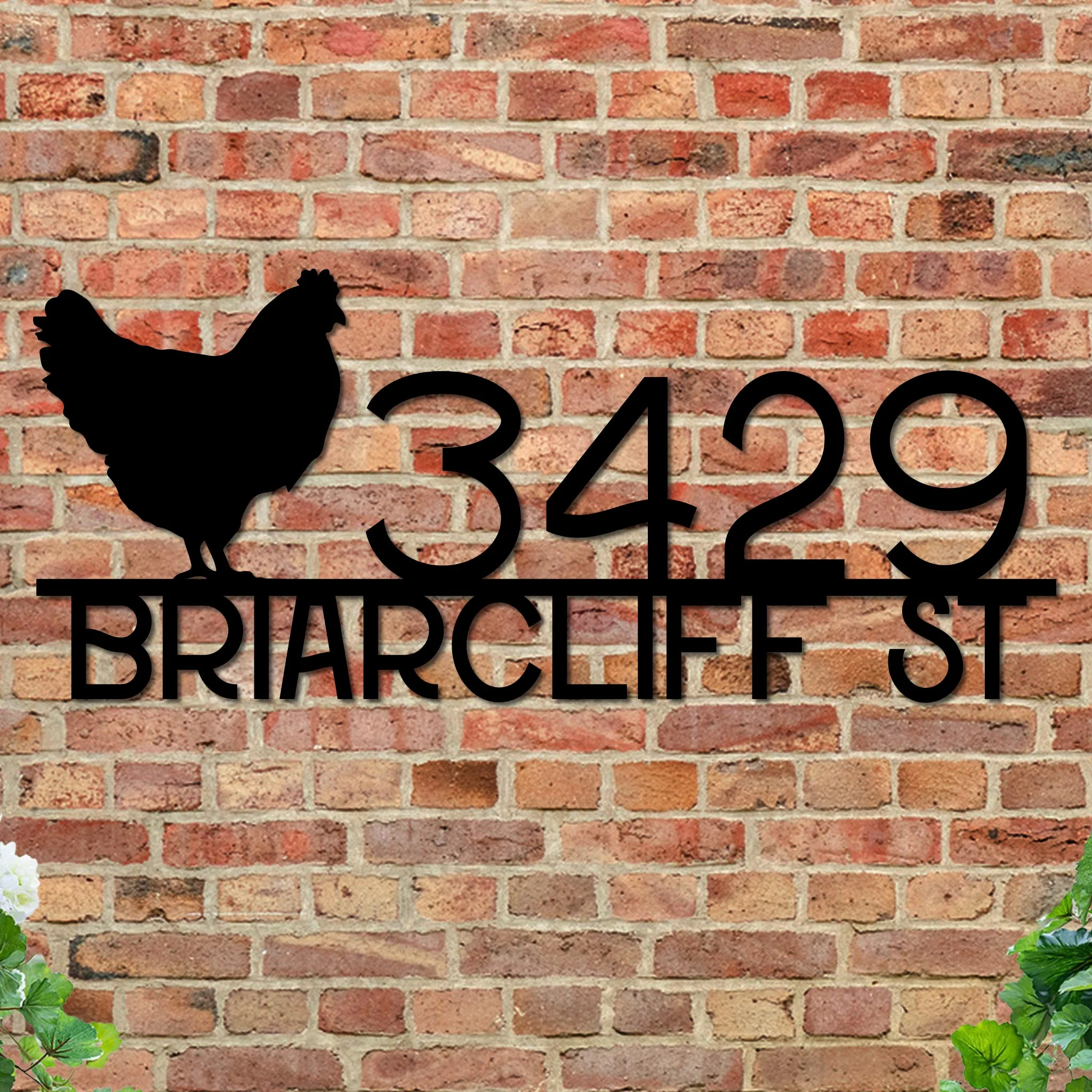 Chicken Address Sign - Image 3