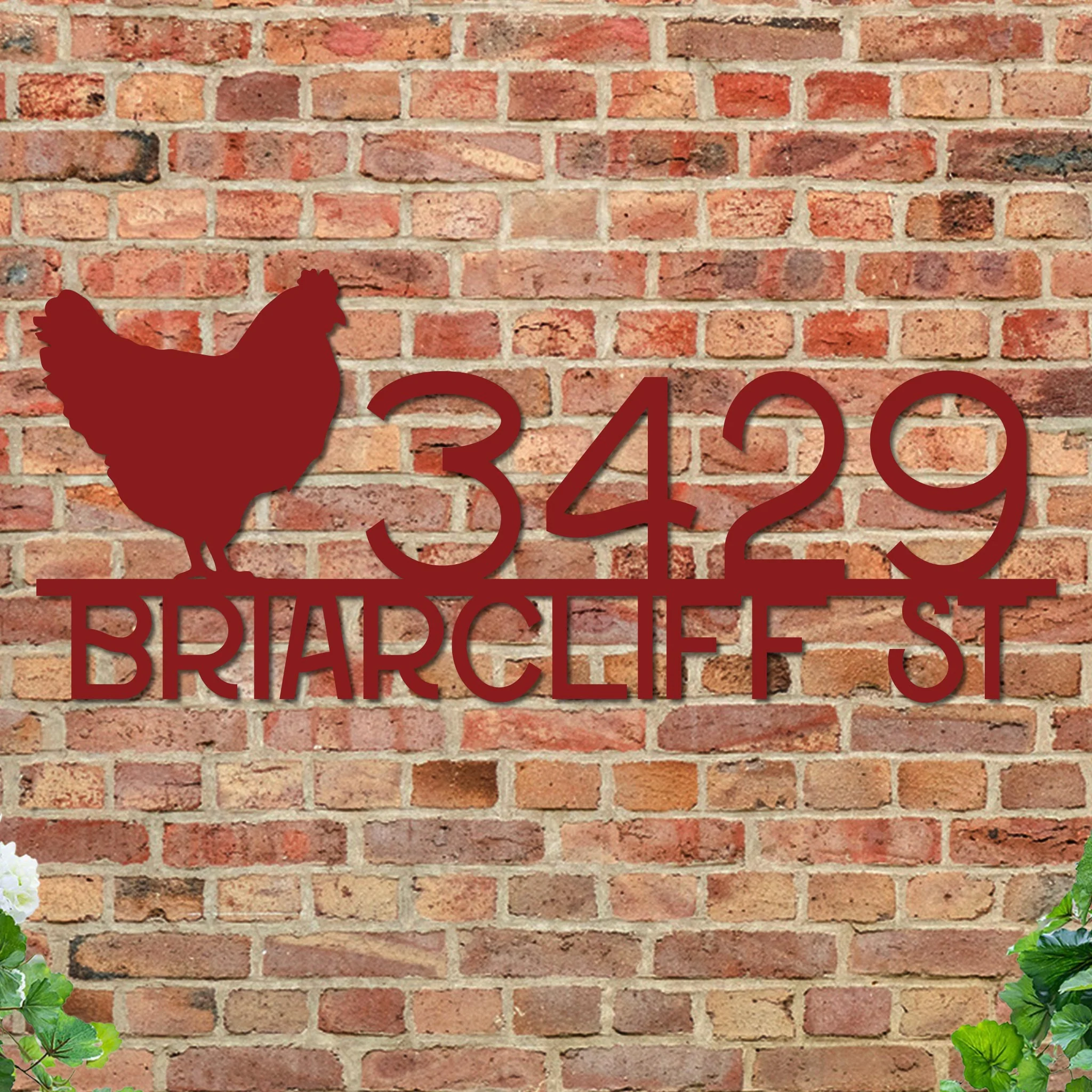 Chicken Address Sign - Image 8