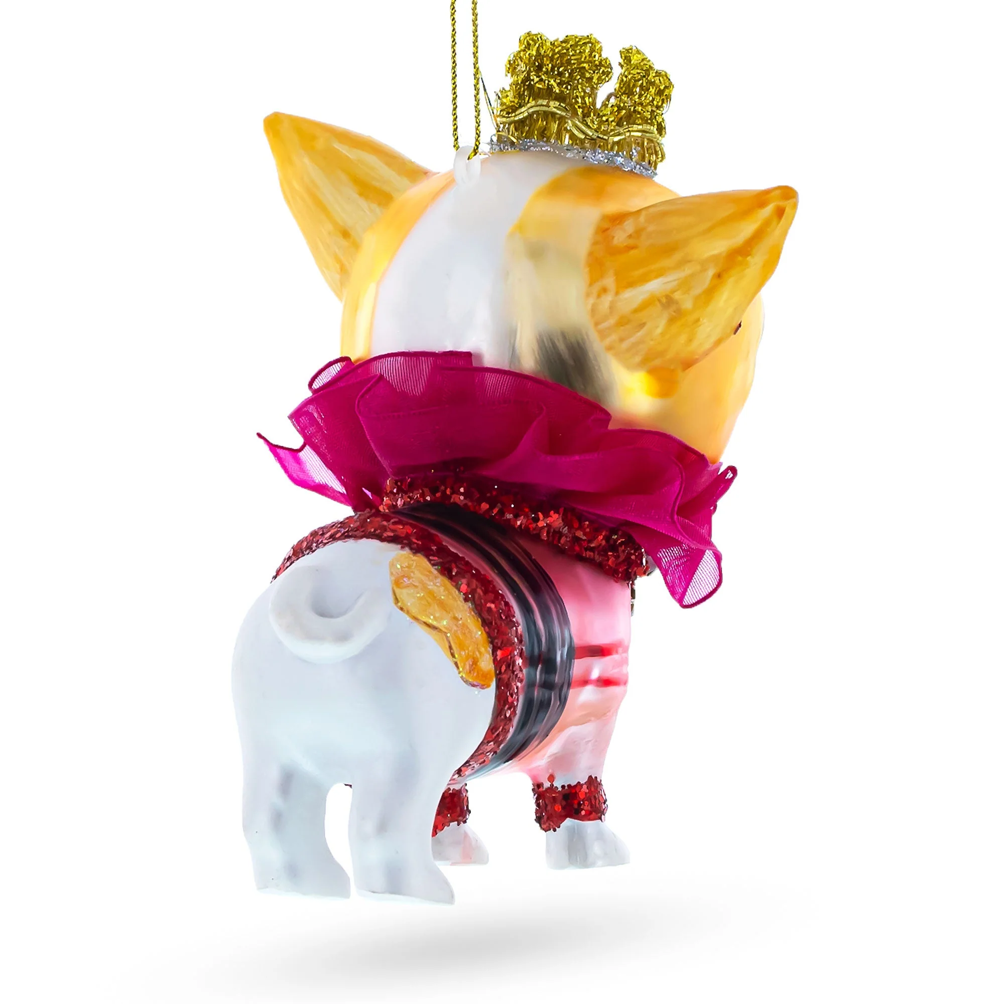 Chihuahua Glass Christmas Ornament - Image 3
