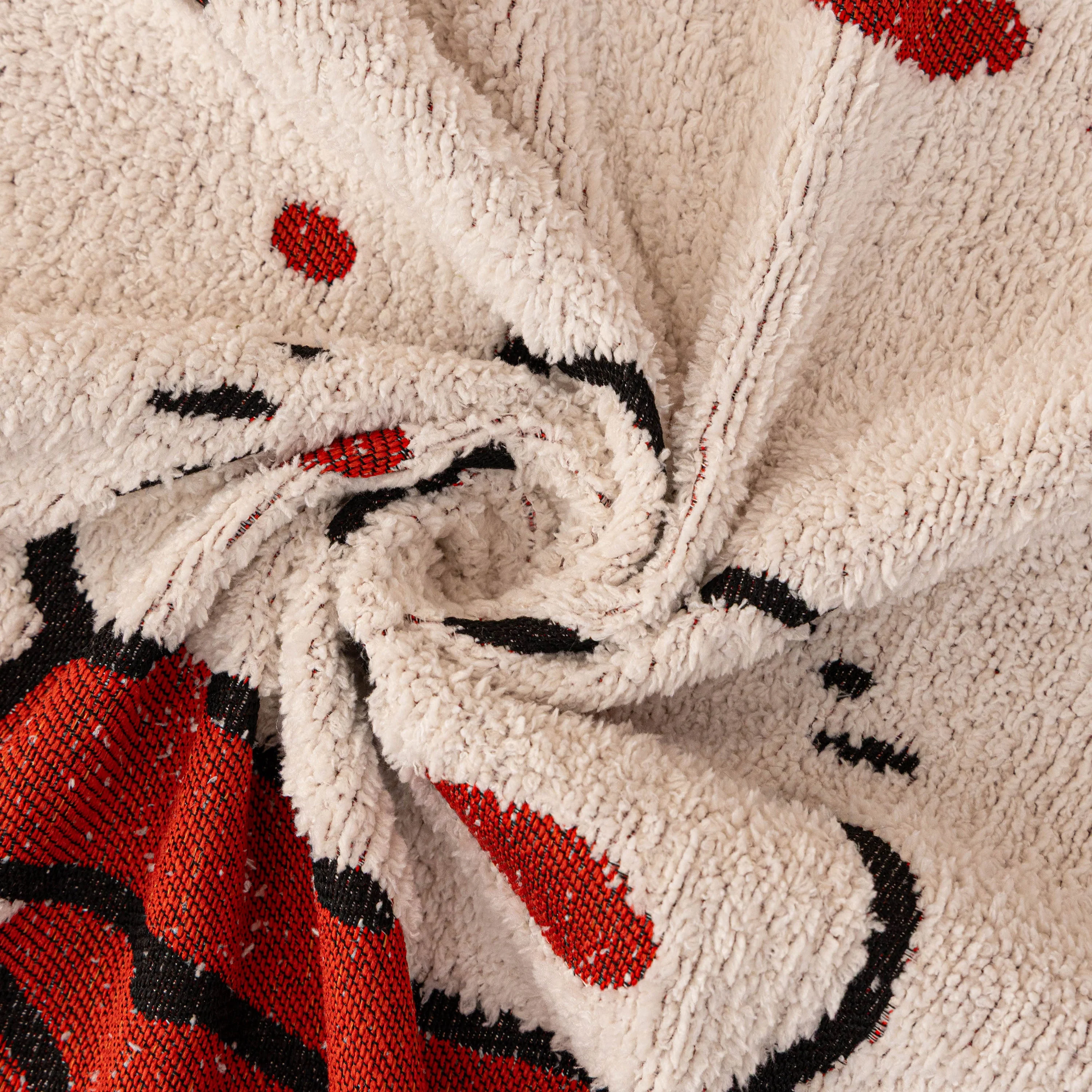 Chinese New Year Sofa Throw Cover Blanket, Decor Festive Red Fu Pattern Couch Cover - Image 38