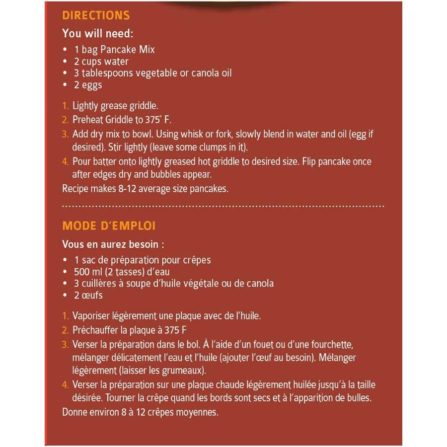 Chocolate Chip Pancake Mix | Pack of 2 | 16 oz | Cobblestone Kitchen - Image 5