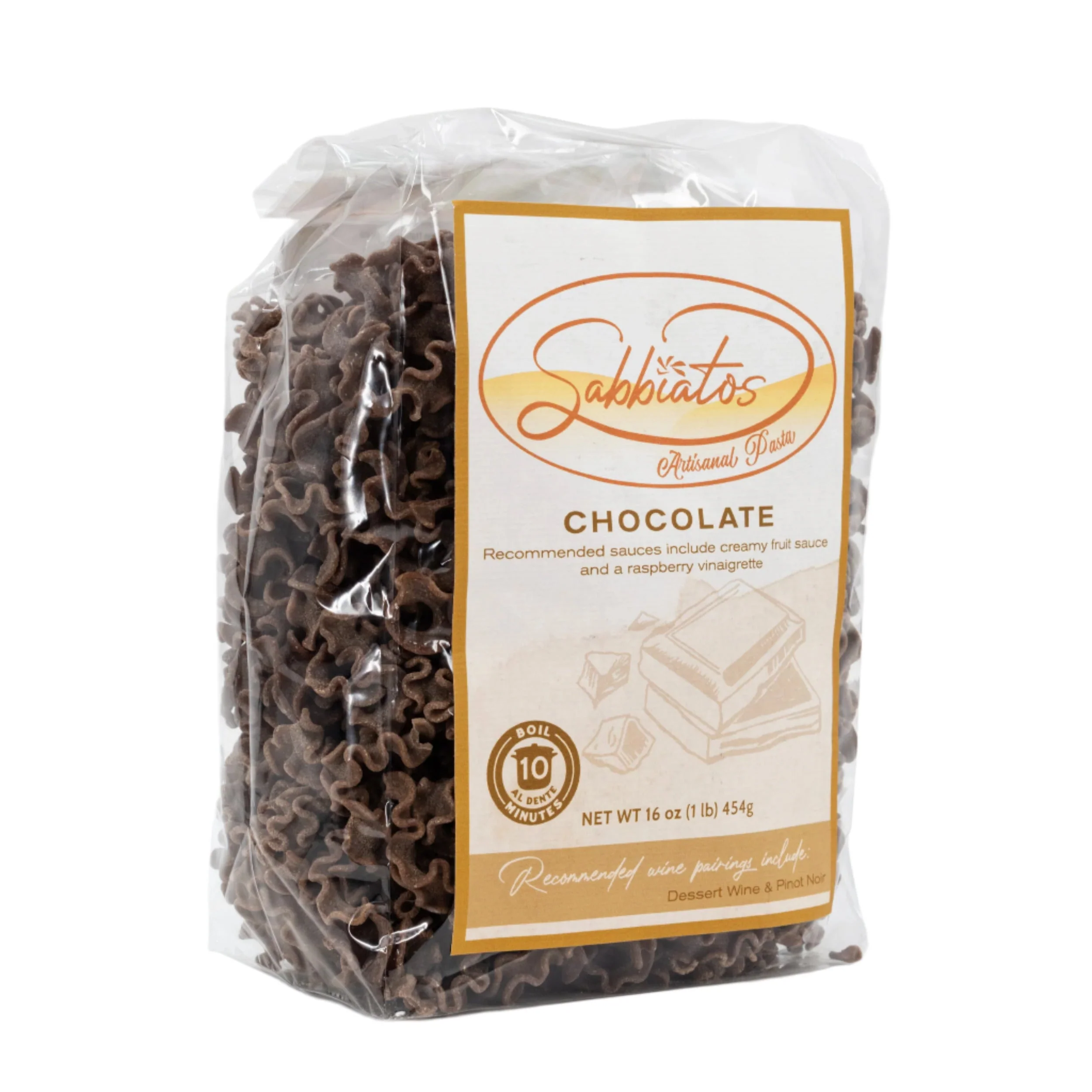 Chocolate Noodles | Gigli | 16 oz | Pack of 2 | Sabbiatos - Image 3