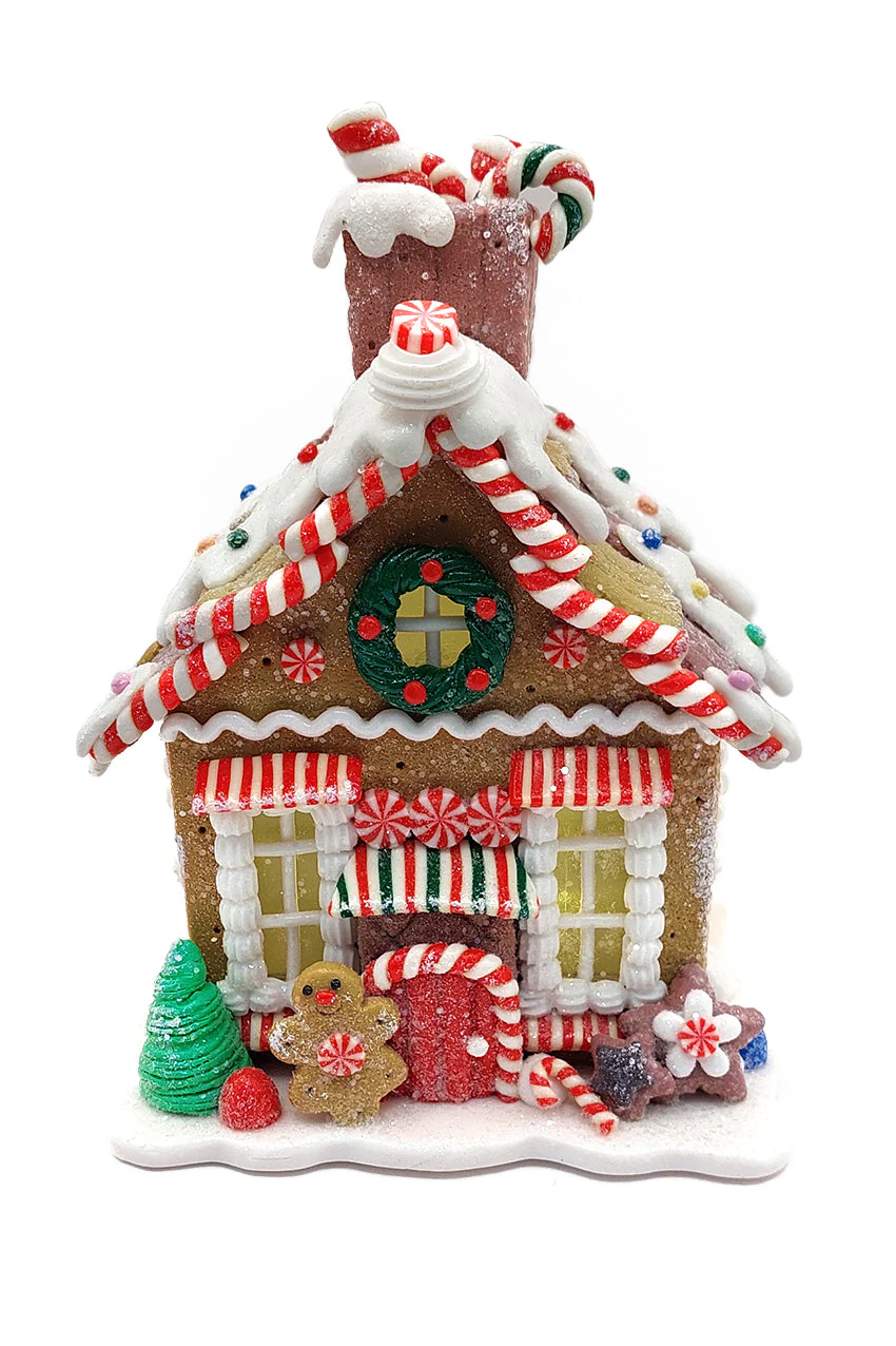 Christmas Gingerbread Candy House. Wizardi Festive Decoration F07-N2-21-KA605A - Image 2