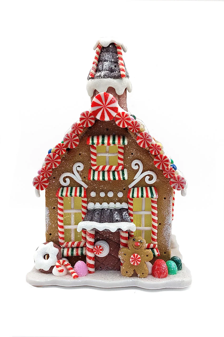 Christmas Gingerbread Candy House. Wizardi Festive Decoration F07-N2-21-KA605B - Image 2