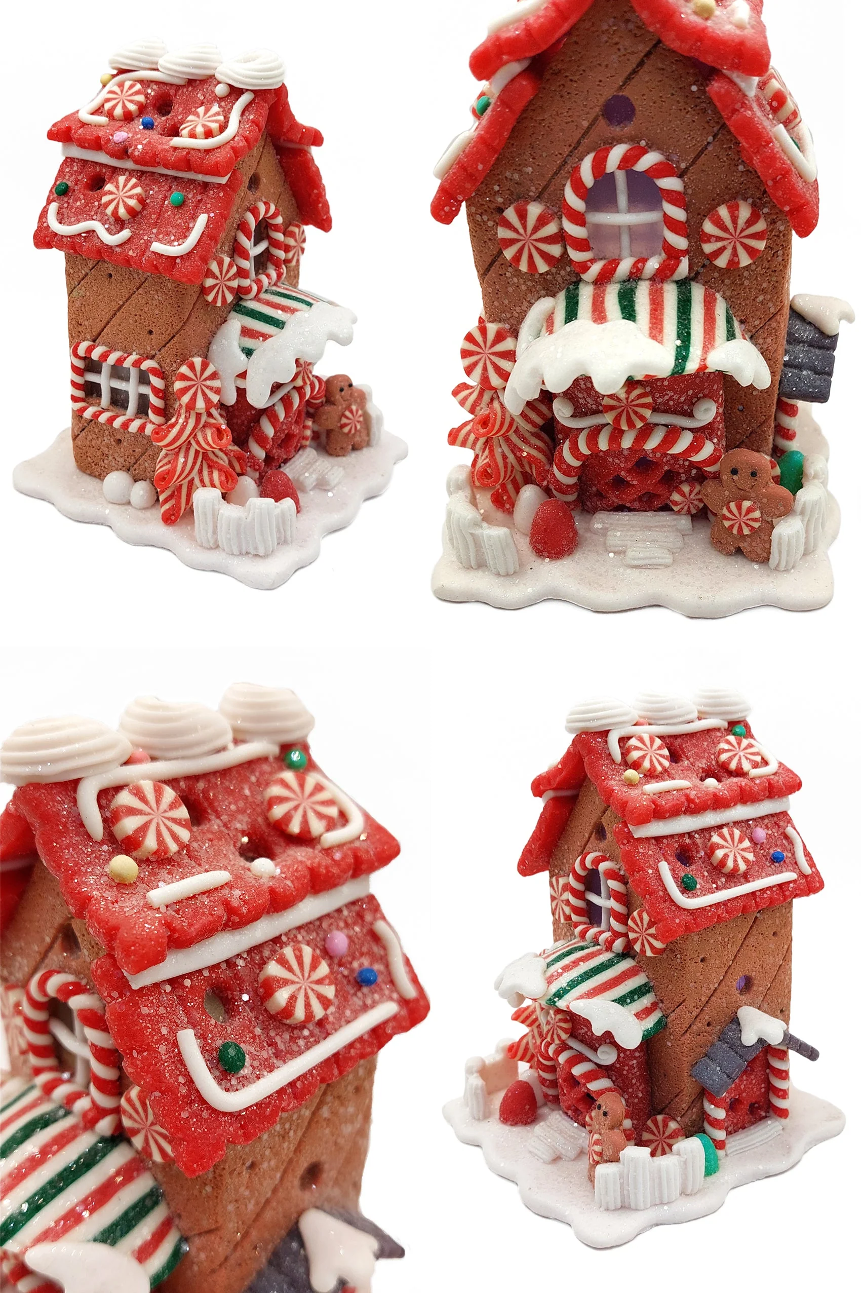 Christmas Gingerbread House. Wizardi Festive Decoration F07-N2-20-HA020A - Image 3