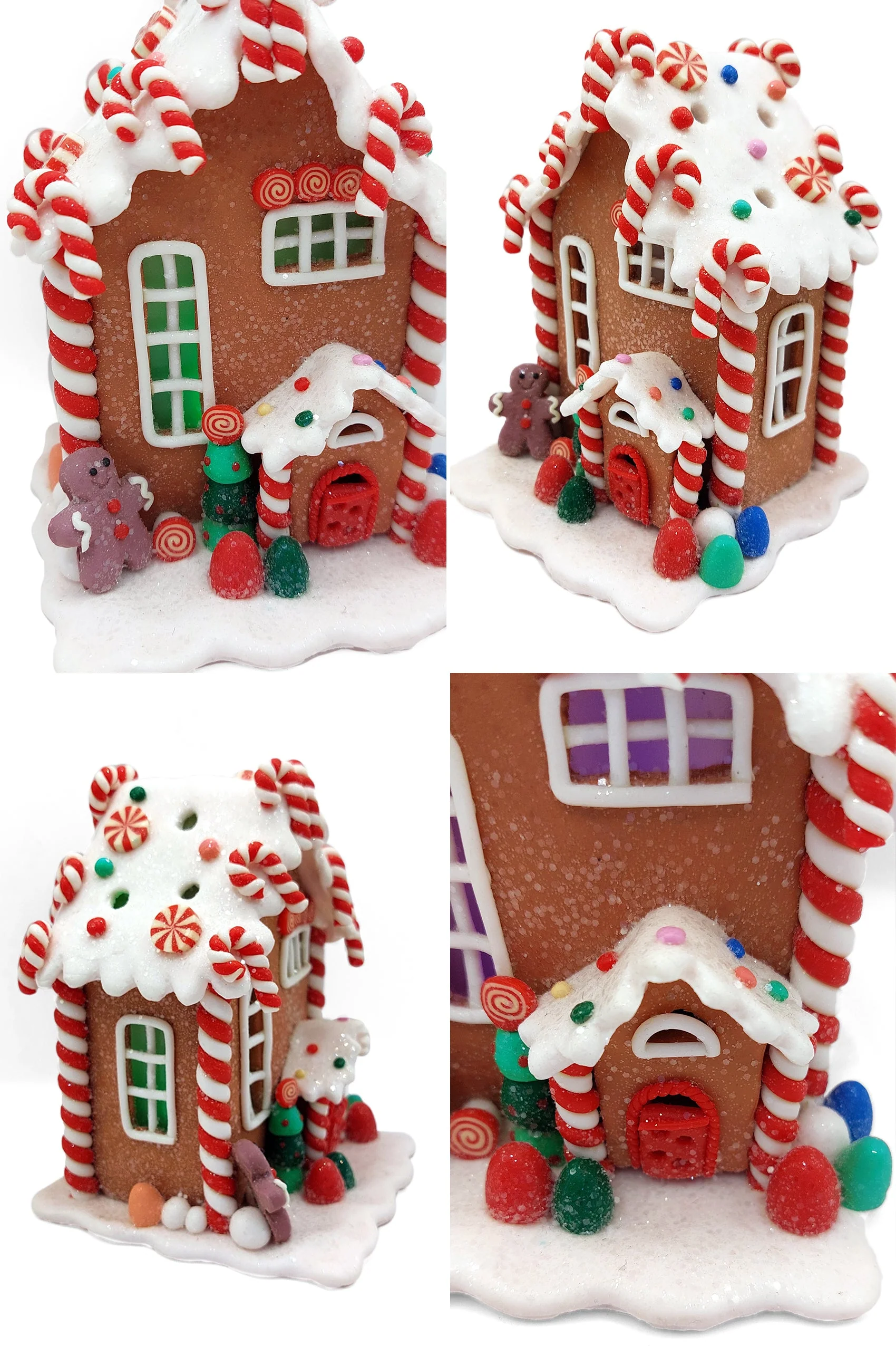 Christmas Gingerbread House. Wizardi Festive Decoration F07-N2-20-HA020B - Image 3
