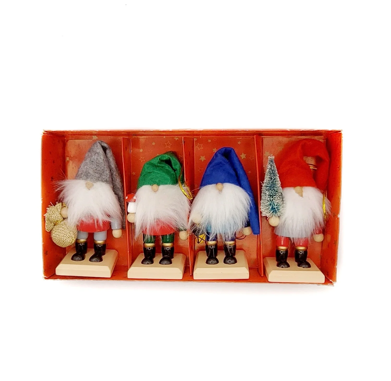 Christmas Gnomes Set. Wizardi Classic Wooden Festive Decoration F07M14-14 - Image 3