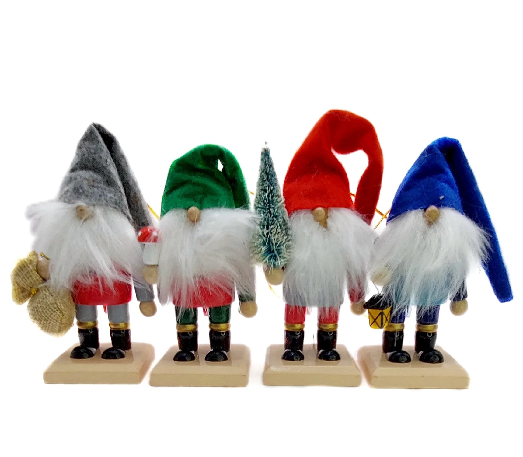 Christmas Gnomes Set. Wizardi Classic Wooden Festive Decoration F07M14-14 - Image 4