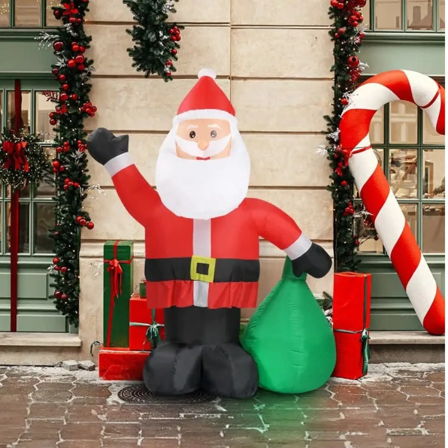 Christmas Inflatable Santa Lights with LED for Indoor & Outdoor - Image 6