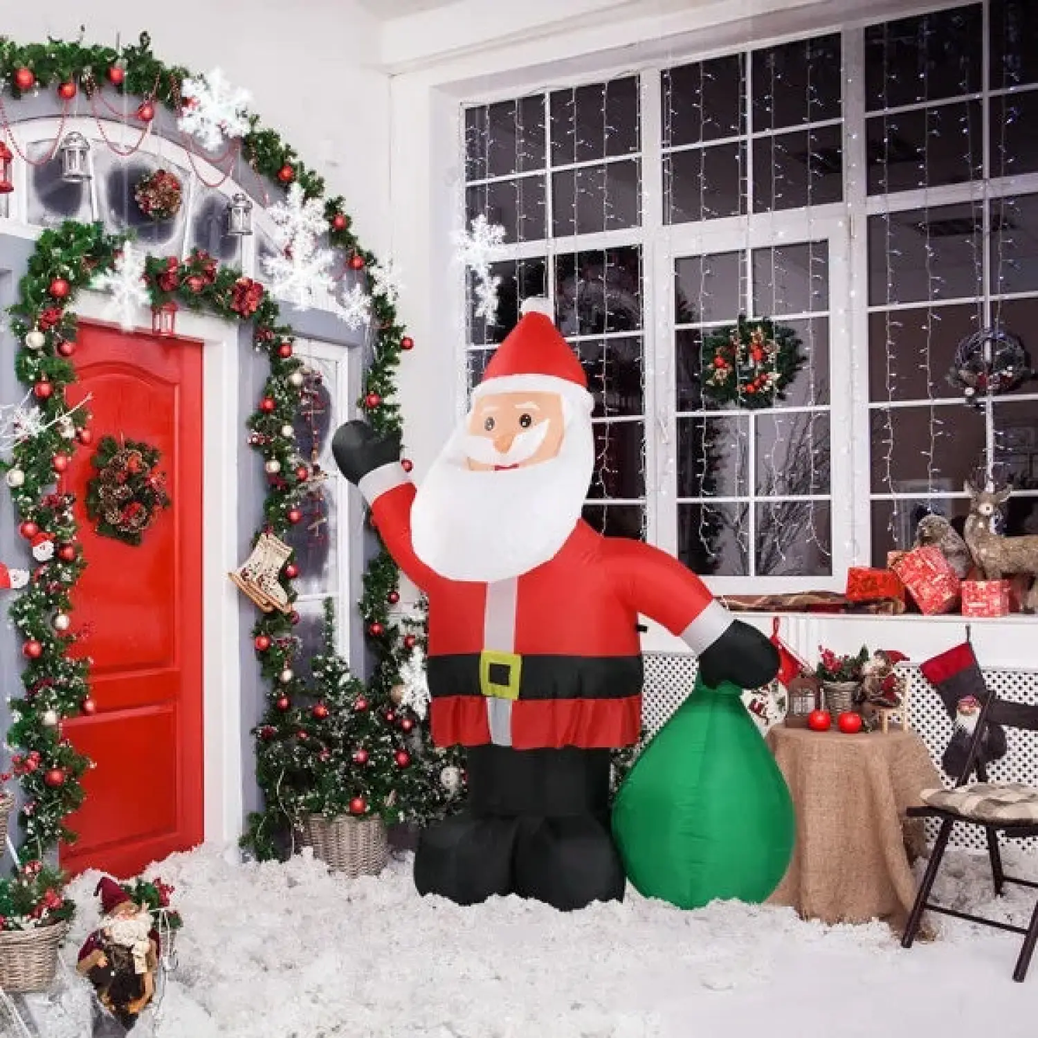 Christmas Inflatable Santa Lights with LED for Indoor & Outdoor - Image 8