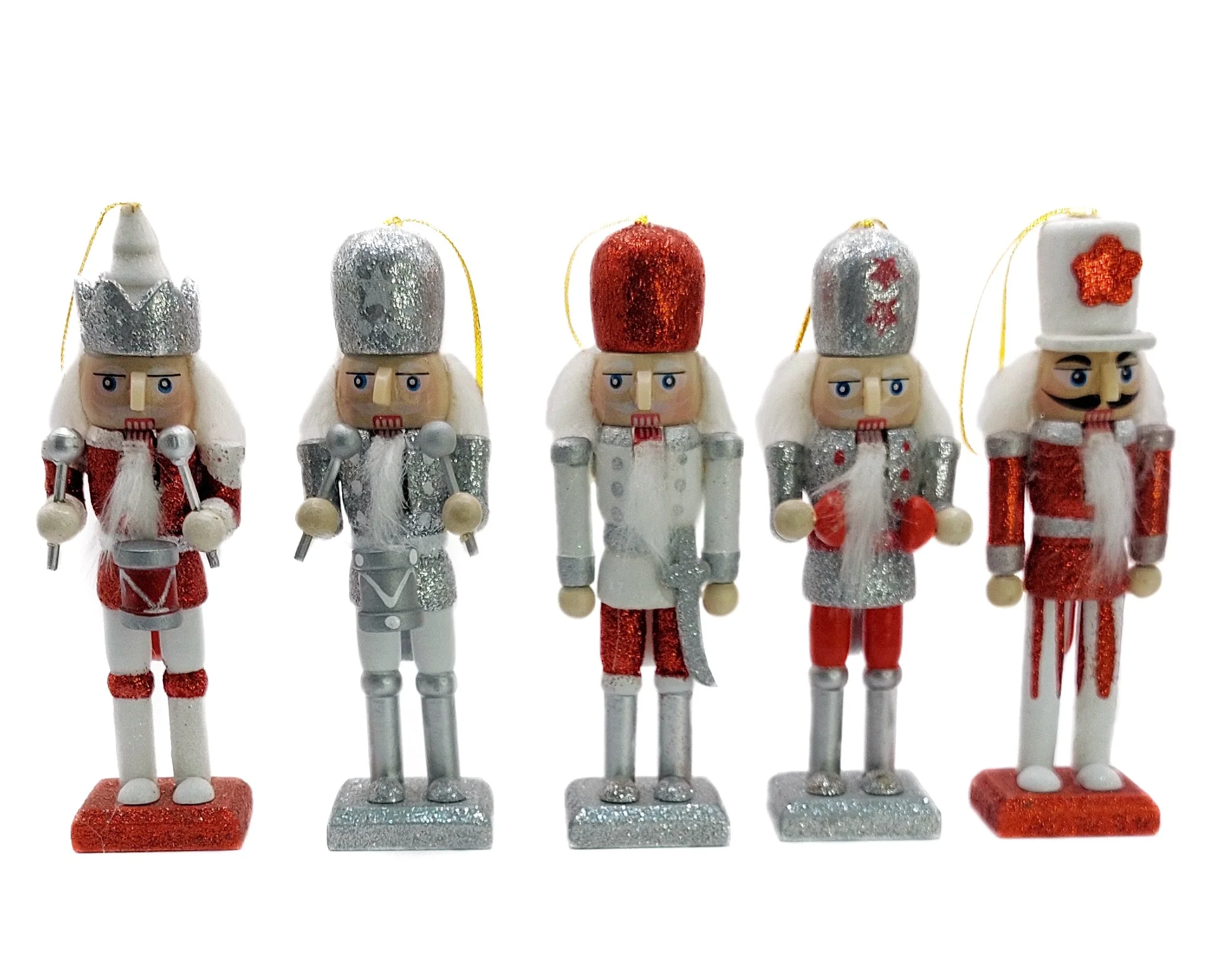 Christmas Nutcracker Set. Wizardi Classic Wooden Festive Decoration F07M14-16-N01249 - Image 3