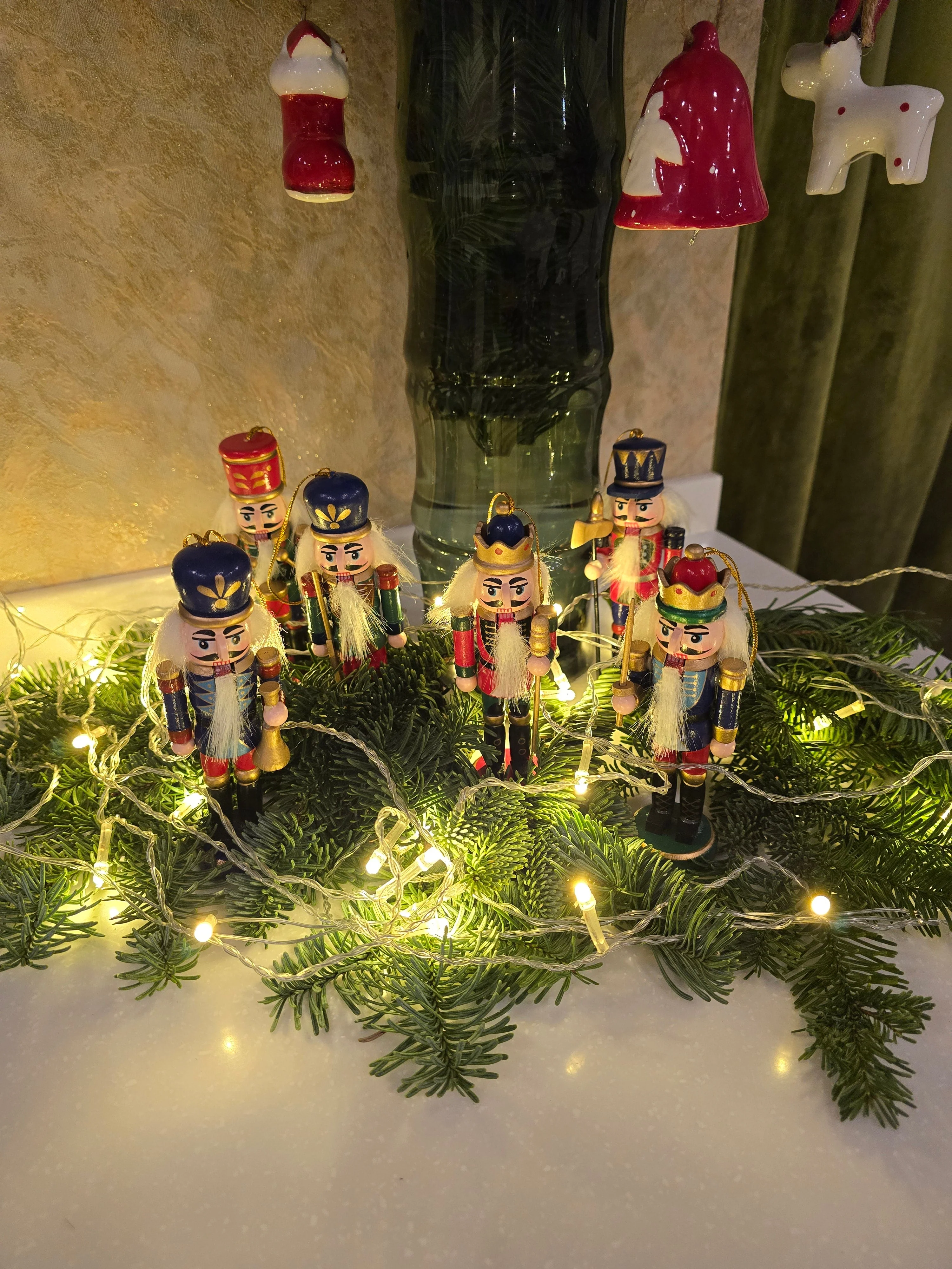 Christmas Nutcracker Set. Wizardi Classic Wooden Festive Decoration F07M14-6-N01617 - Image 2