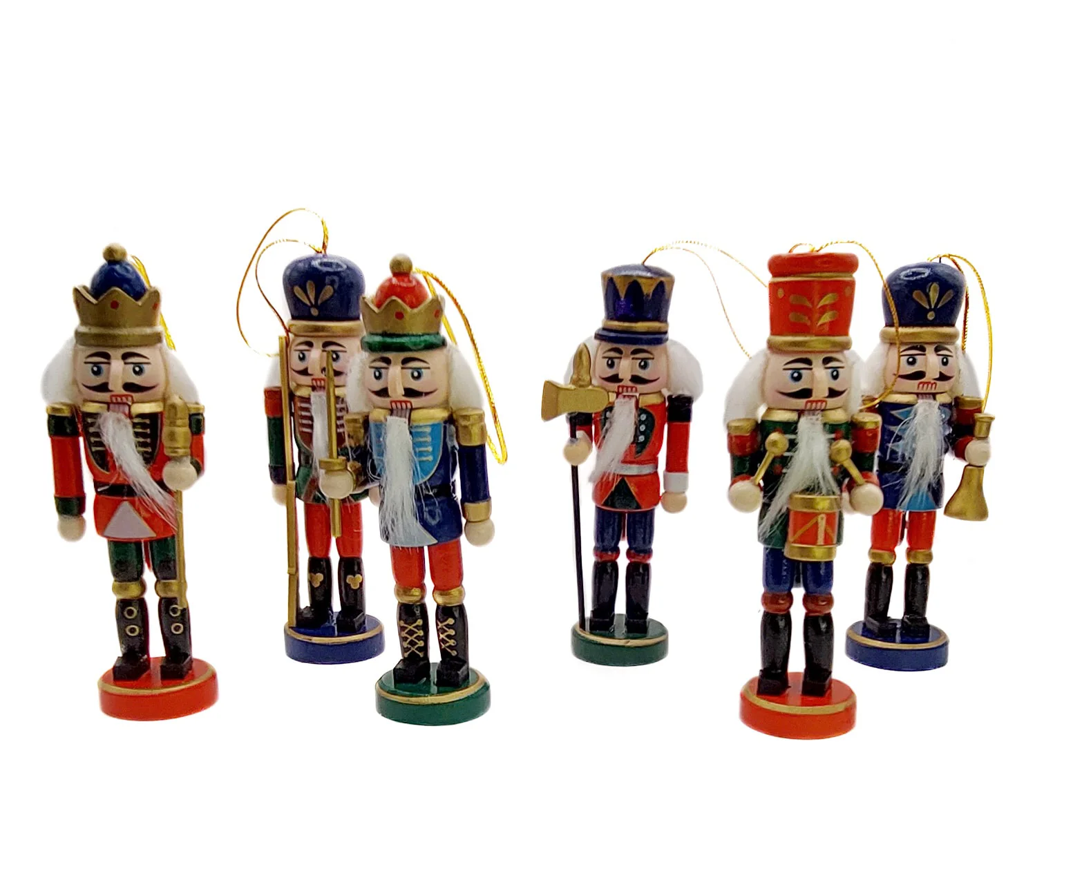 Christmas Nutcracker Set. Wizardi Classic Wooden Festive Decoration F07M14-6-N01617 - Image 4