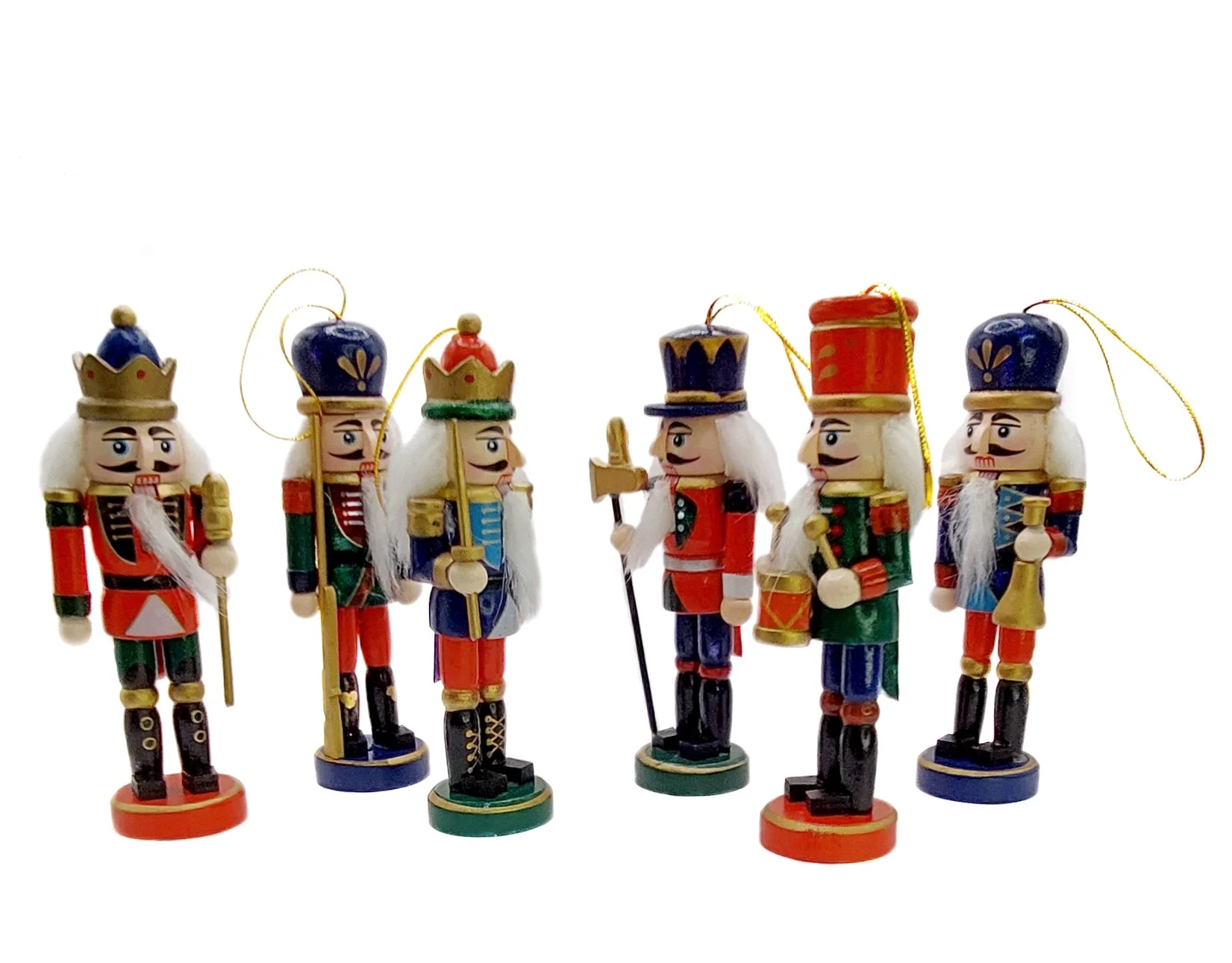 Christmas Nutcracker Set. Wizardi Classic Wooden Festive Decoration F07M14-6-N01617 - Image 5