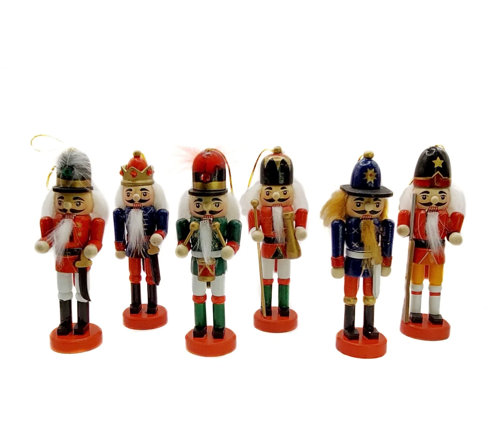 Christmas Nutcracker Set. Wizardi Classic Wooden Festive Decoration F07M14-7-N01382 - Image 3