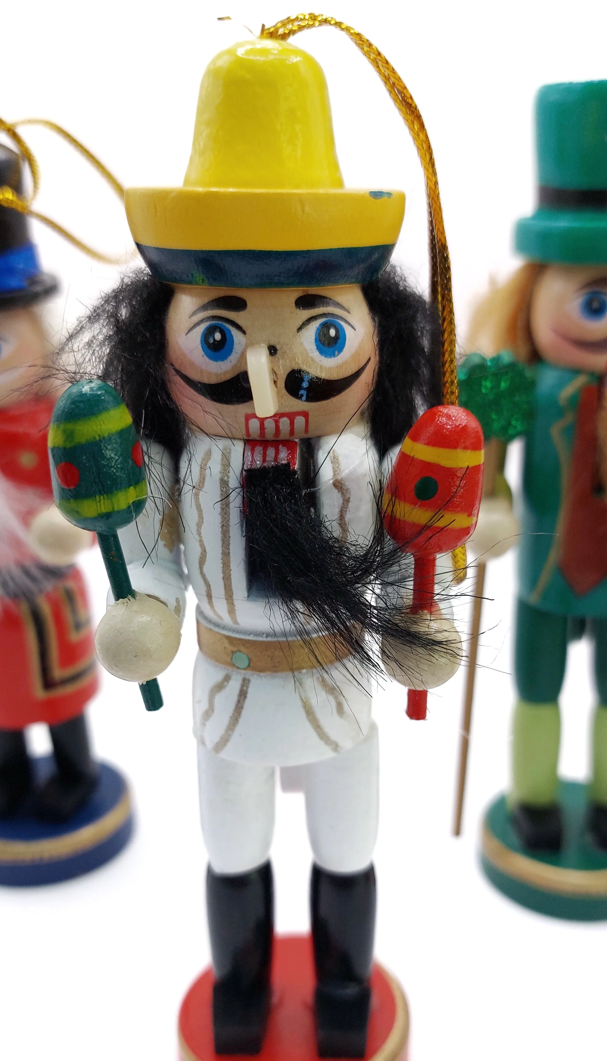 Christmas Nutcracker Set. Wizardi Classic Wooden Festive Decoration F07M14-9-N01612 - Image 5