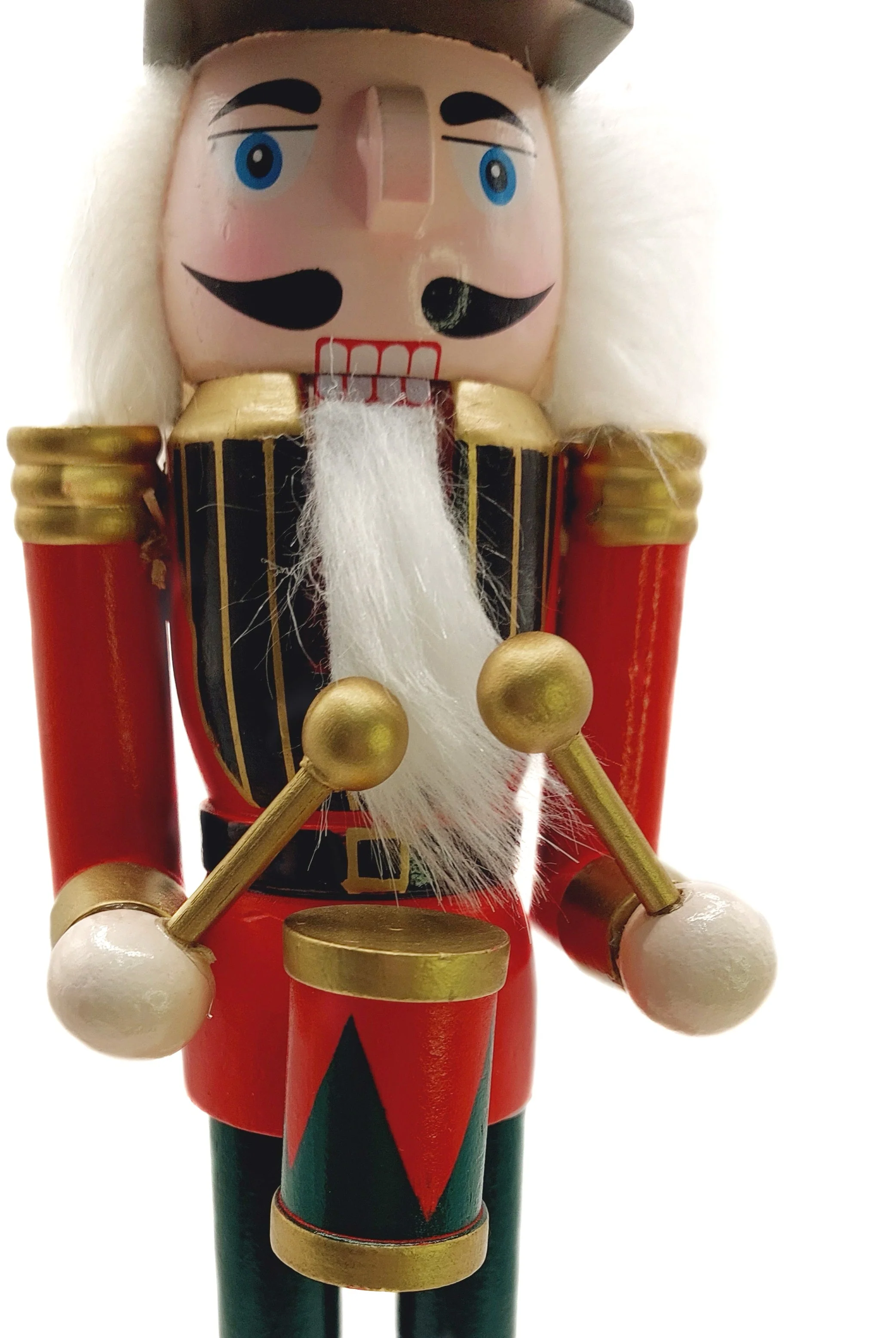 Christmas Nutcracker the Drummer. Wizardi Classic Wooden Festive Decoration F07M14-38-N01724C - Image 2