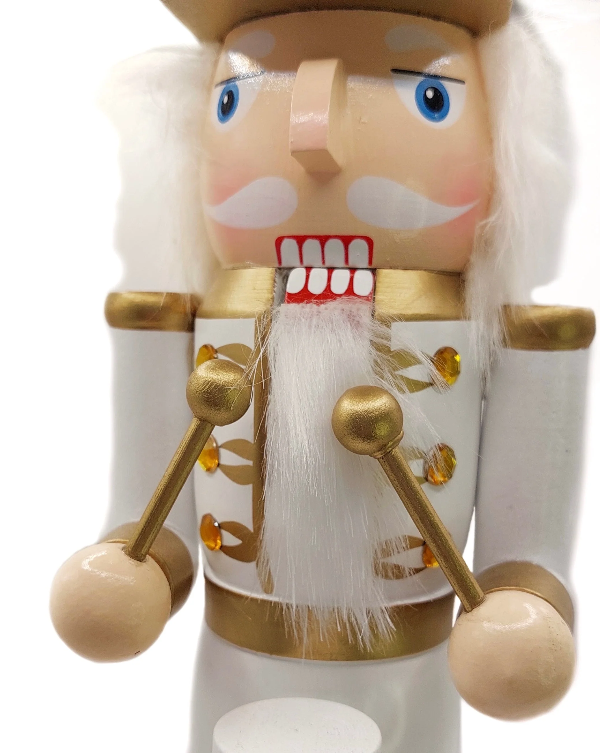 Christmas Nutcracker the Drummer. Wizardi Classic Wooden Festive Decoration F07M14-45-N01315A - Image 3
