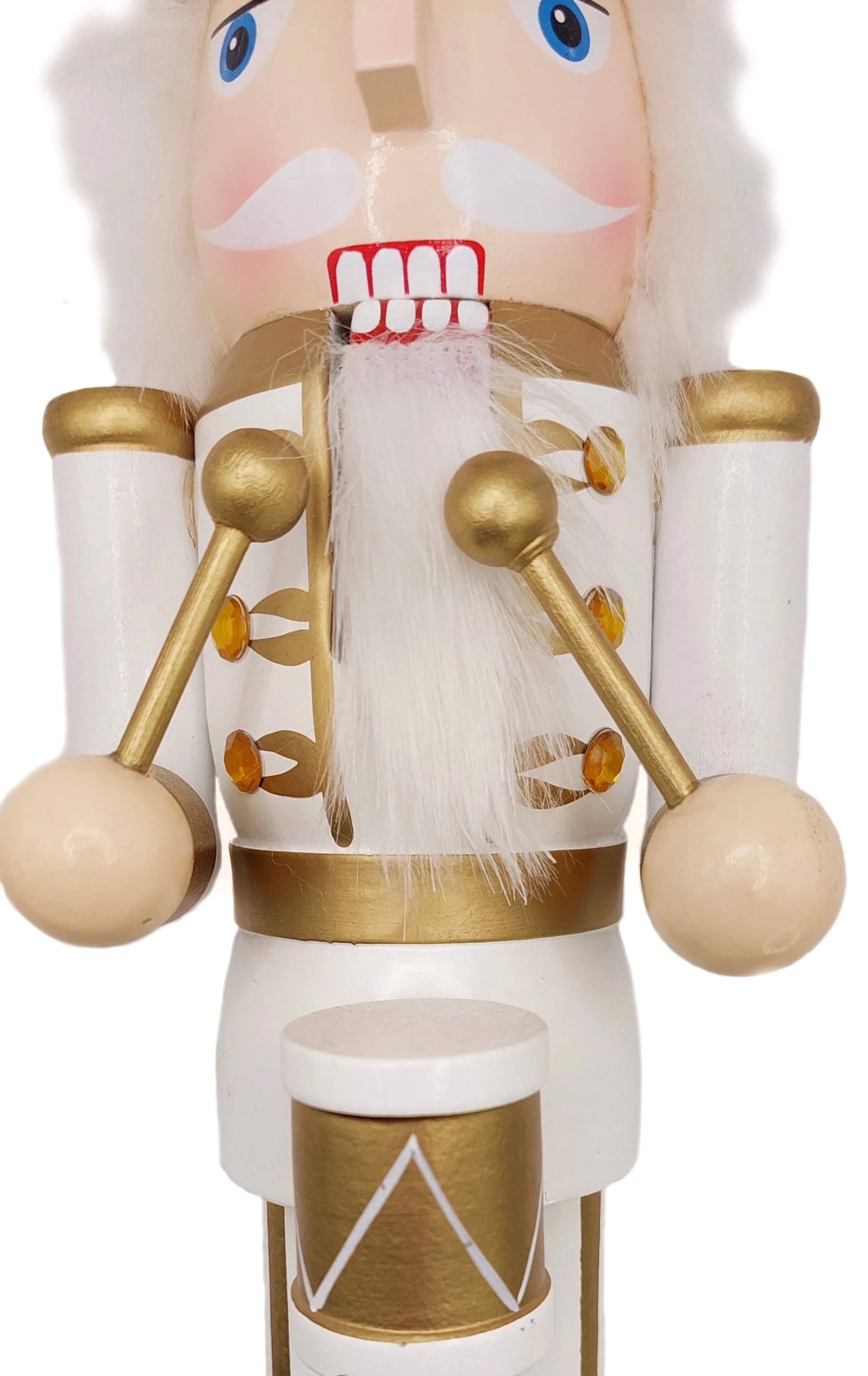 Christmas Nutcracker the Drummer. Wizardi Classic Wooden Festive Decoration F07M14-45-N01315A - Image 4