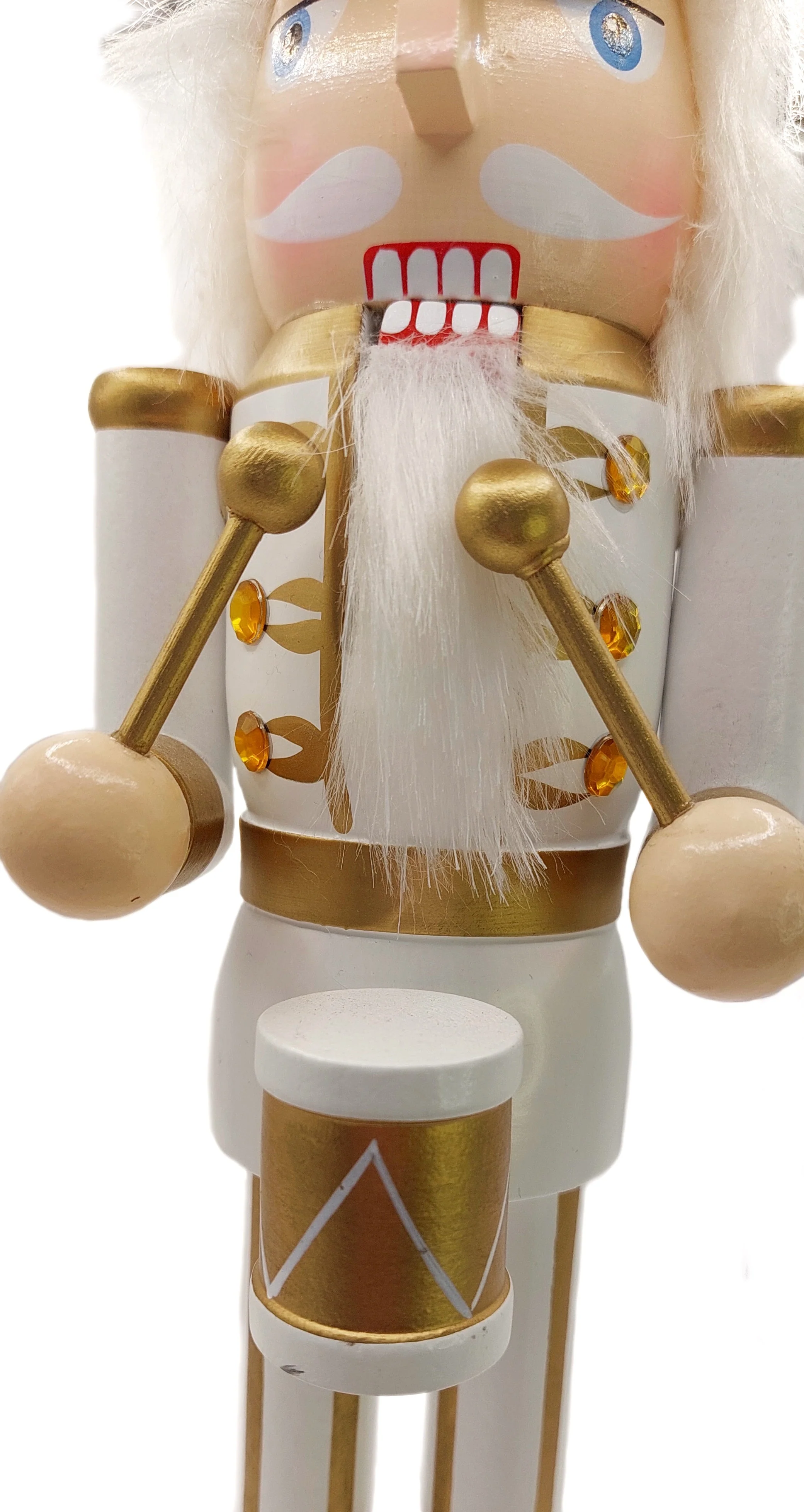 Christmas Nutcracker the Drummer. Wizardi Classic Wooden Festive Decoration F07M14-45-N01315A - Image 5
