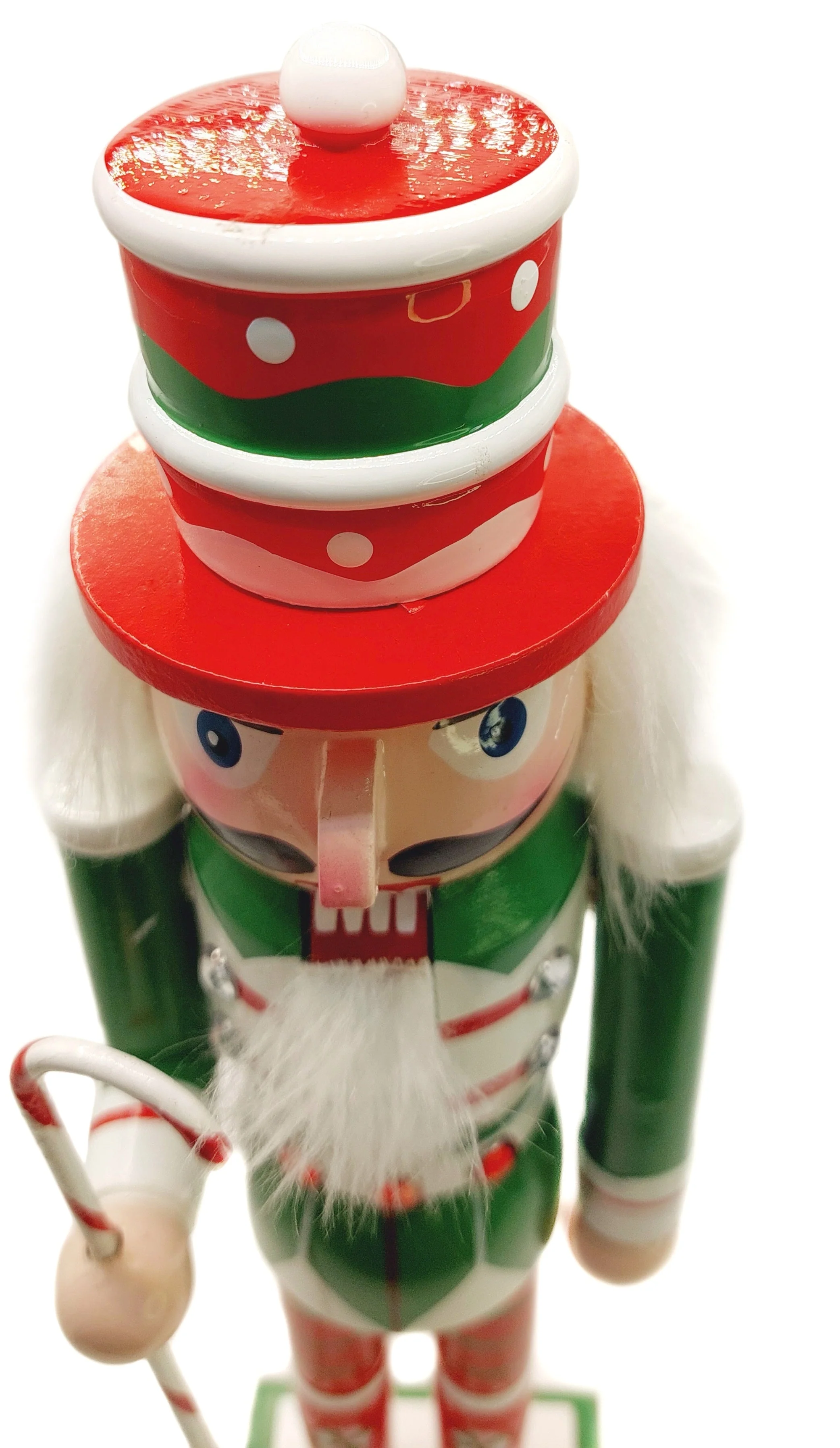 Christmas Nutcracker. Wizardi Classic Wooden Festive Decoration F07M14-31-N01702C - Image 2