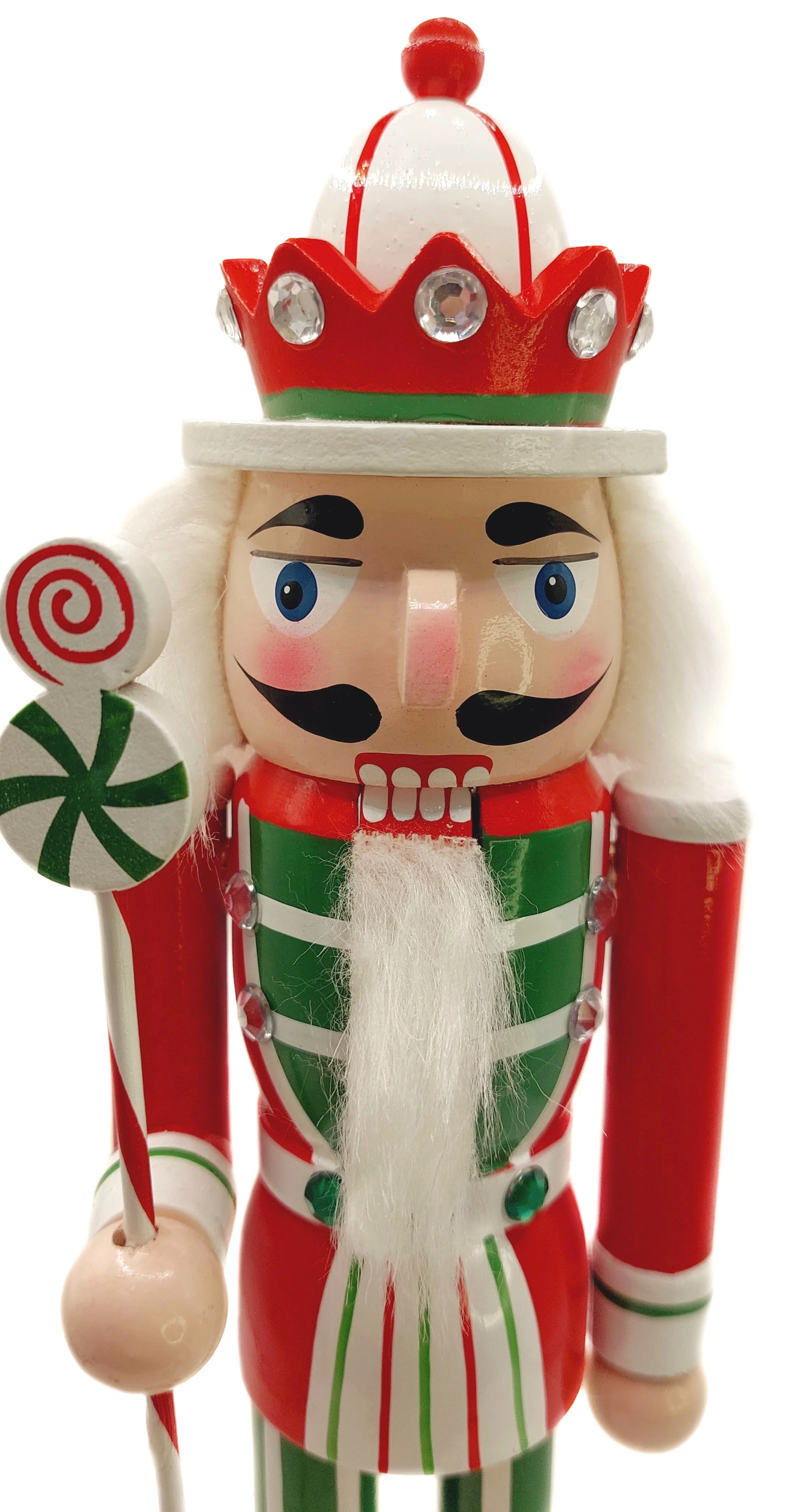 Christmas Nutcracker. Wizardi Classic Wooden Festive Decoration F07M14-31-N01702D - Image 2