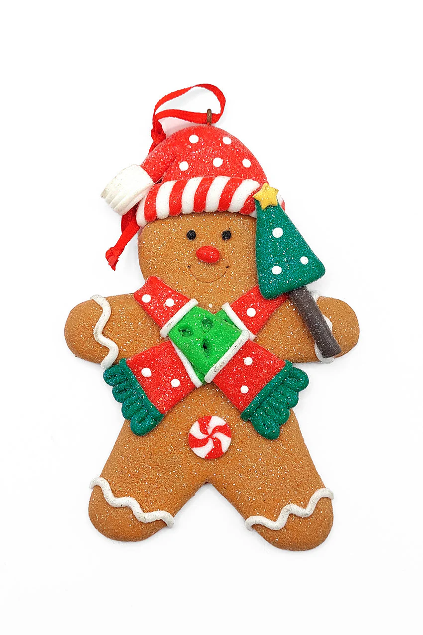 Christmas Ornament - Gingerbread Man. Wizardi Festive Decoration F07-N2-5-AEE046A - Image 2