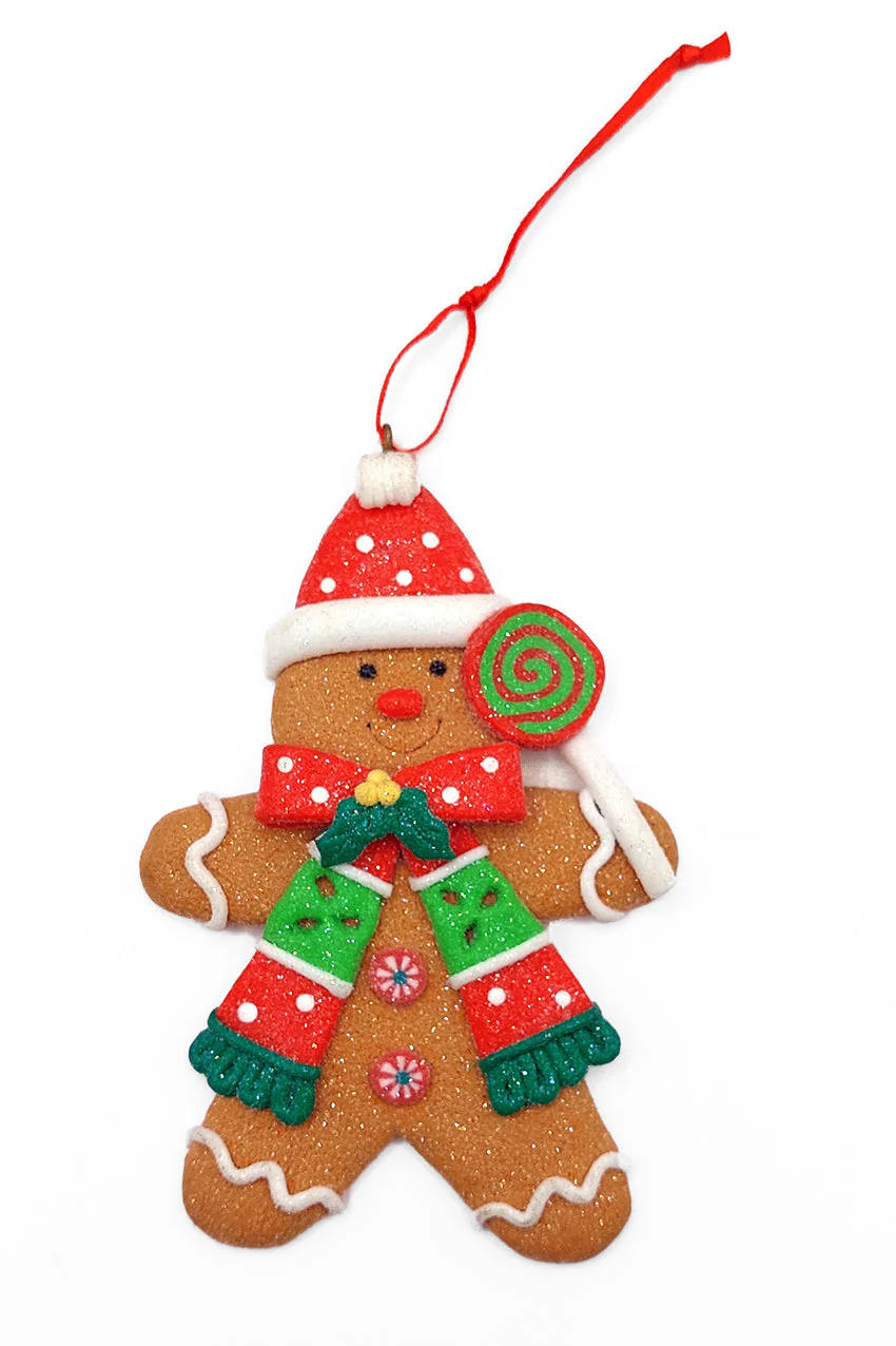 Christmas Ornament - Gingerbread Man. Wizardi Festive Decoration F07-N2-5-AEE046C - Image 2
