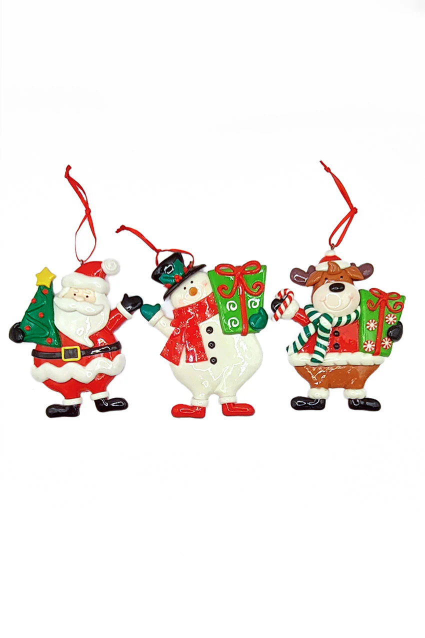 Christmas Ornament - Glossy Gingerbread Santa. Wizardi Festive Decoration F07-N2-13-SEE203A - Image 3