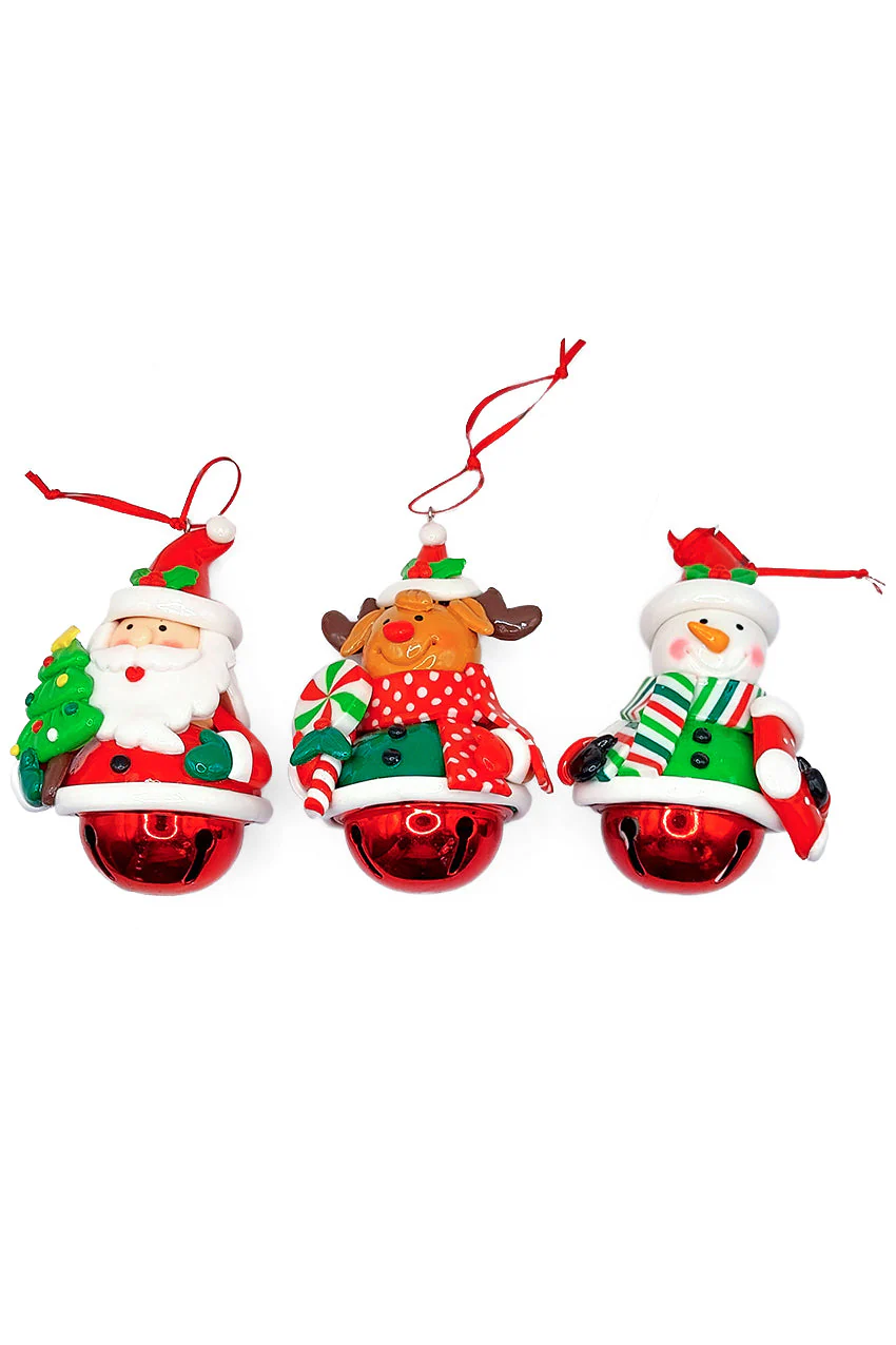 Christmas Ornament - Glossy Gingerbread Santa. Wizardi Festive Decoration F07-N2-14-E2504A - Image 3