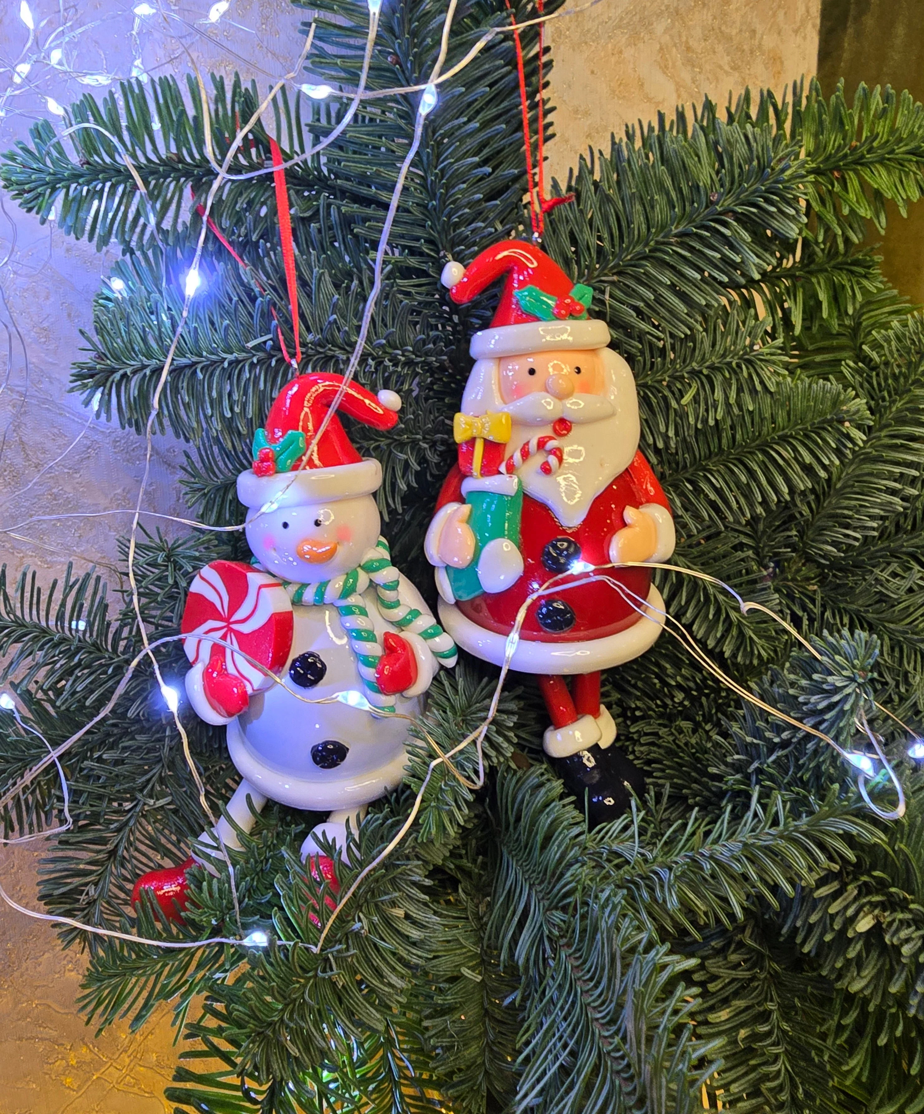 Christmas Ornament - Glossy Gingerbread Snowman. Wizardi Festive Decoration F07-N2-16-CEE019B - Image 2
