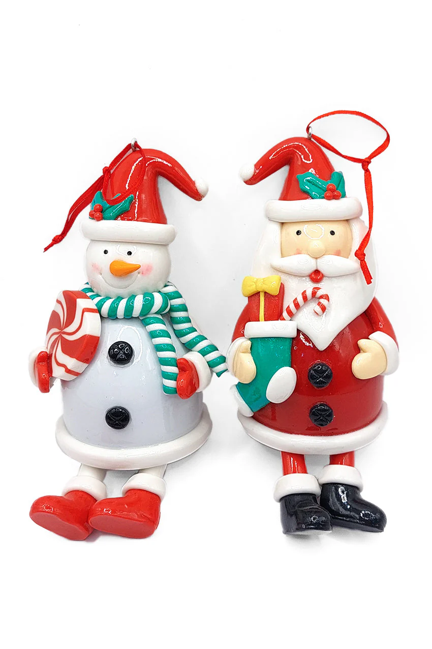 Christmas Ornament - Glossy Gingerbread Snowman. Wizardi Festive Decoration F07-N2-16-CEE019B - Image 5