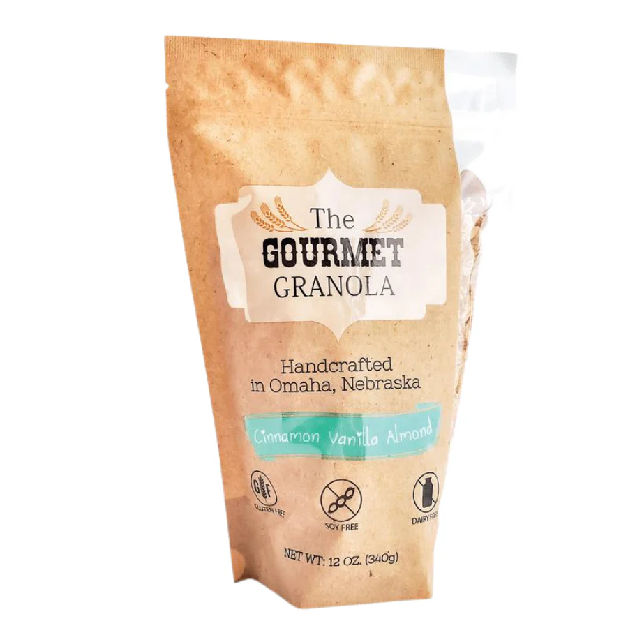 Cinnamon Vanilla Almond Granola | 12 oz | Pack of 2 | Gluten, Dairy, & Soy Free | The Gourmet Granola - Image 2