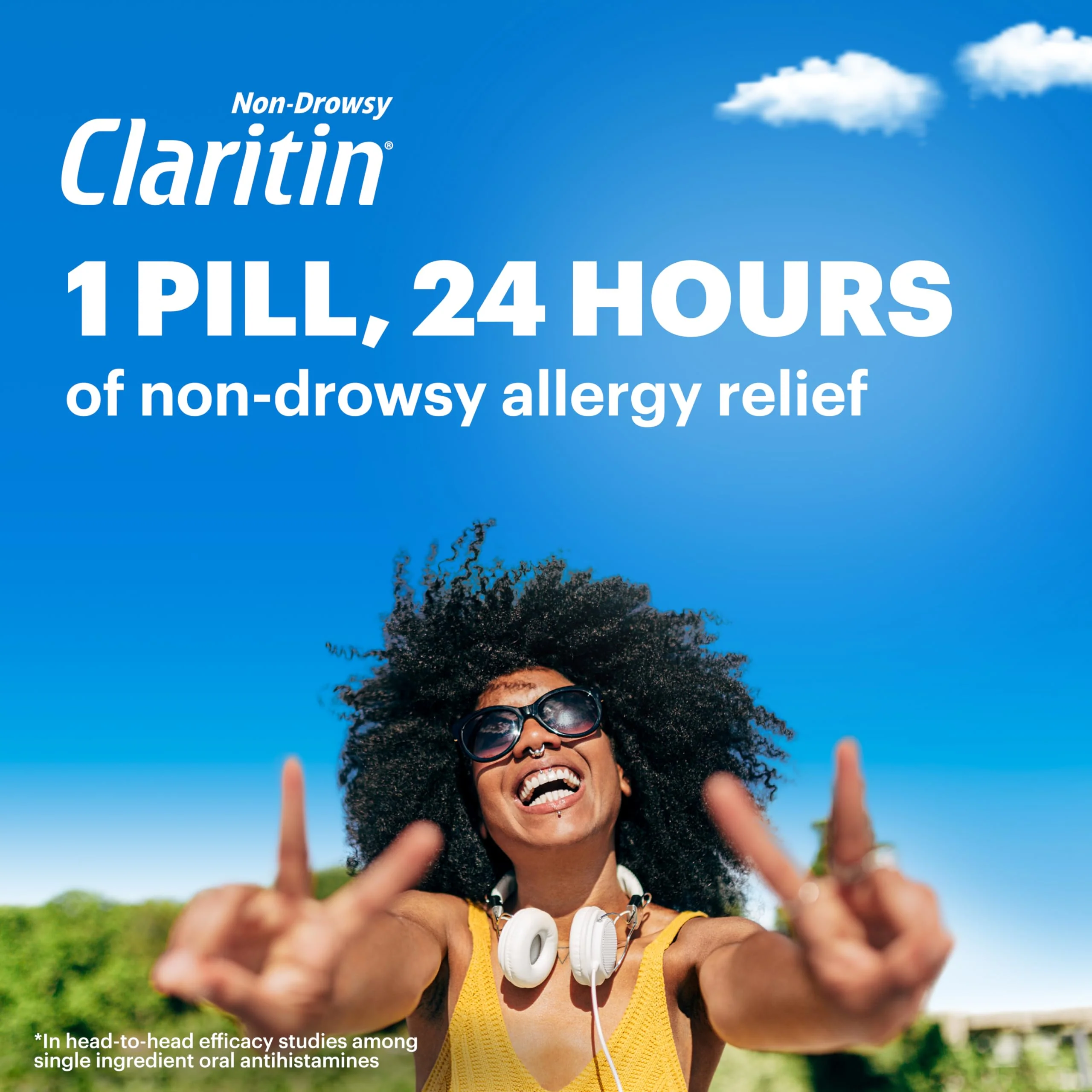 Claritin Allergy Medicine for Adults, 24-Hour Non-Drowsy Loratadine 10mg Pills, Antihistamine, 100 Tablets - Image 3