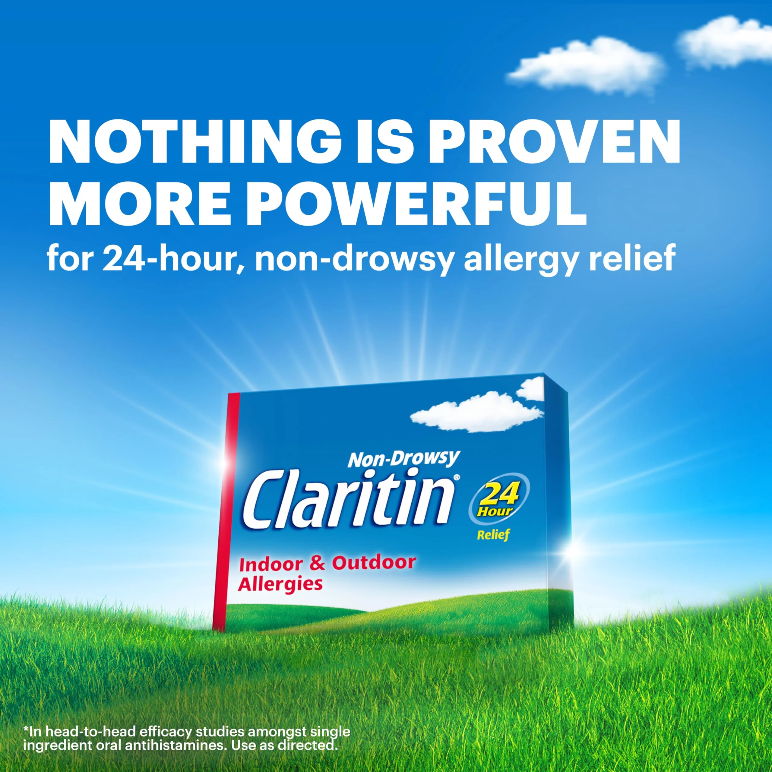 Claritin Allergy Medicine for Adults, 24-Hour Non-Drowsy Loratadine 10mg Pills, Antihistamine, 100 Tablets - Image 8