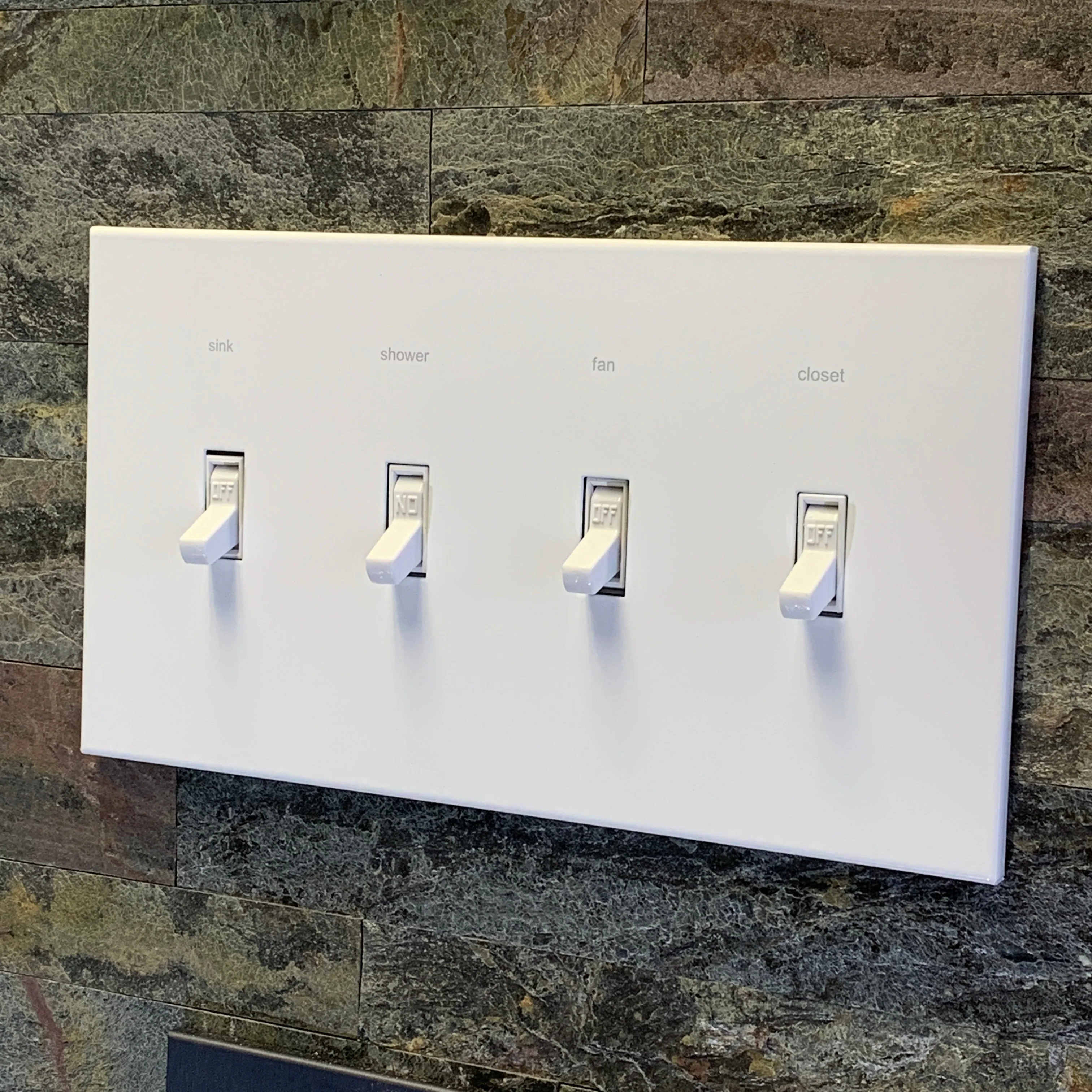 CleanPlate Classic Wall Plate in Contemporary White for Toggle Switches - Image 12