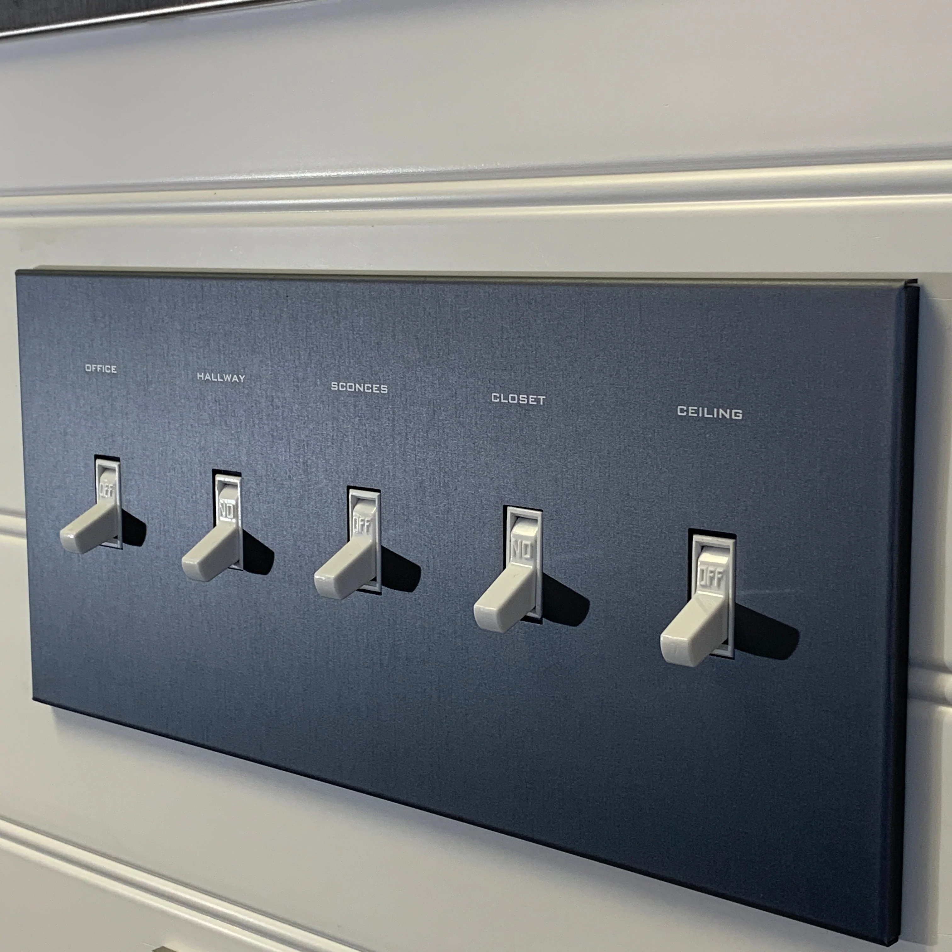 CleanPlate Classic Wall Plate in Designer Grey for Toggle Switches - Image 11